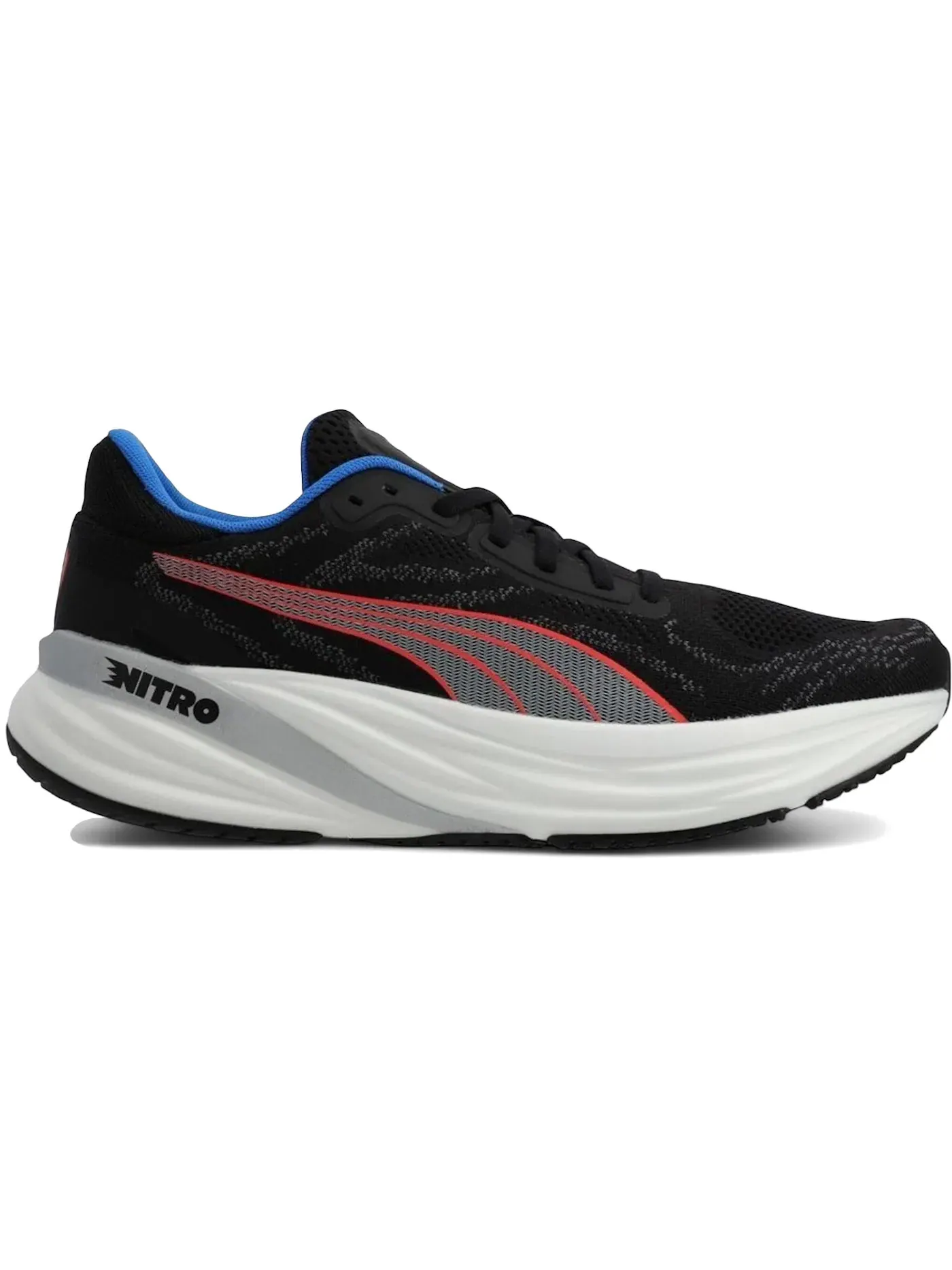 Мужские кроссовки для бега Puma Magnify Nitro 2 Puma Black/Fire Orchid/Ultimate Blue — изображение 1 из 1