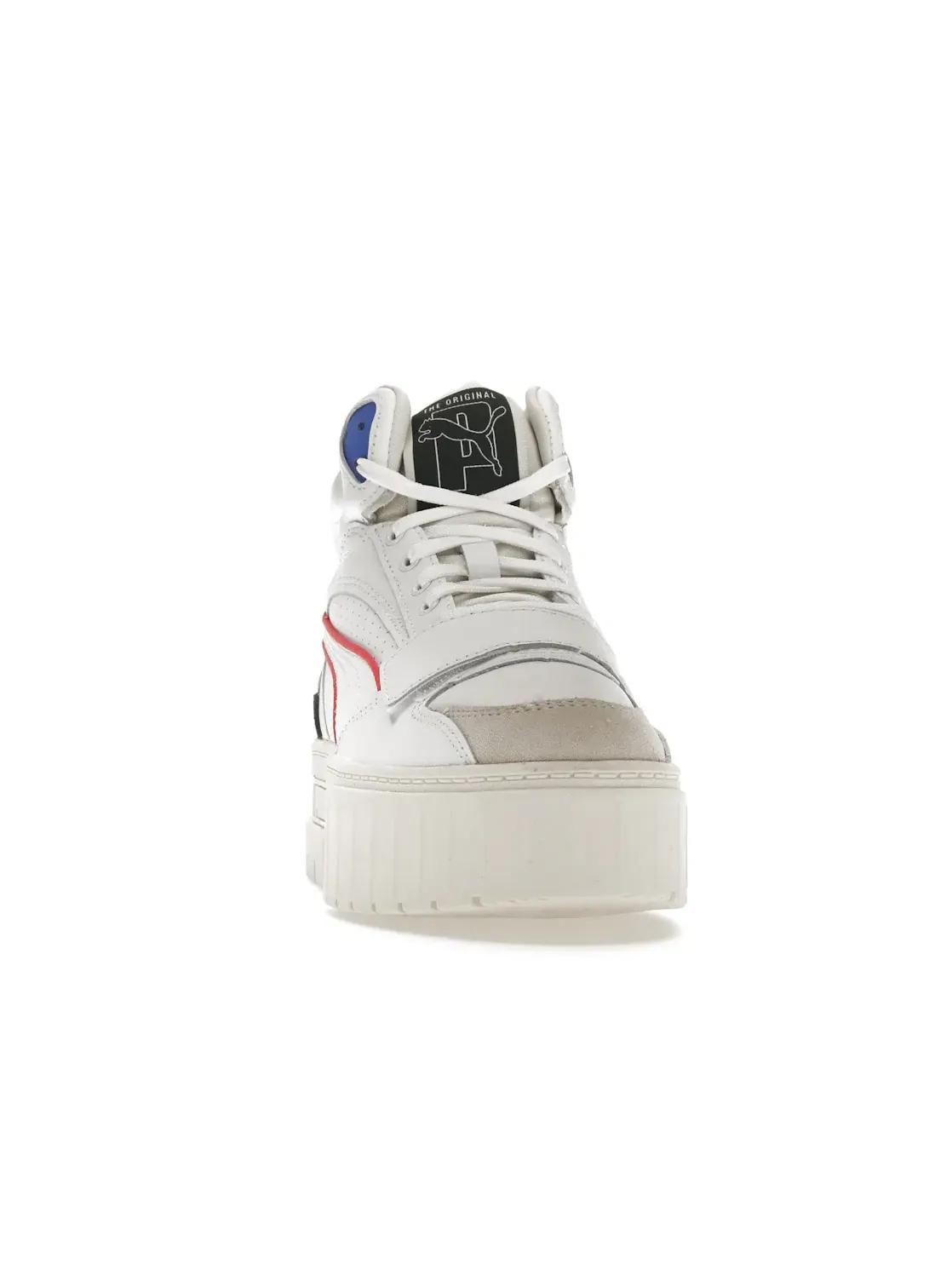 Женские кроссовки Lifestyle Puma Mayze Mid — изображение 2 из 4, белый/белый/синий