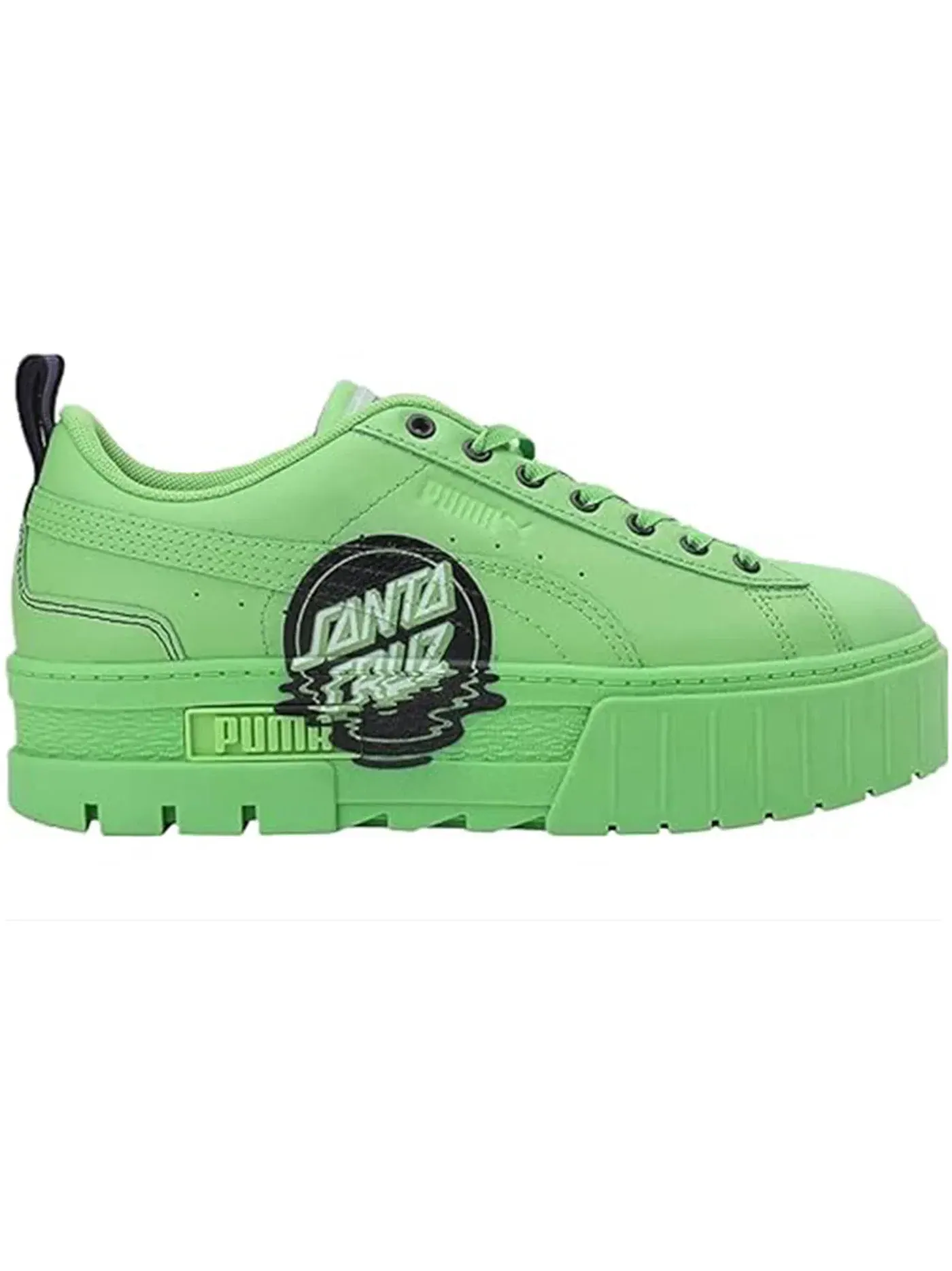 Женские кроссовки повседневные Puma Mayze Santa Cruz — изображение 1 из 1, зеленый
