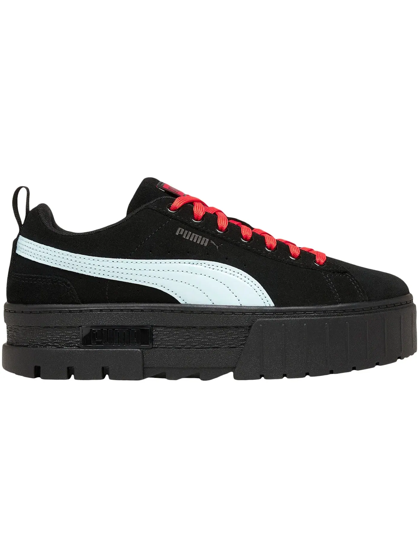 Женские кроссовки с платформой Puma Mayze SD Puma Puma Black Blue Glow — изображение 1 из 1