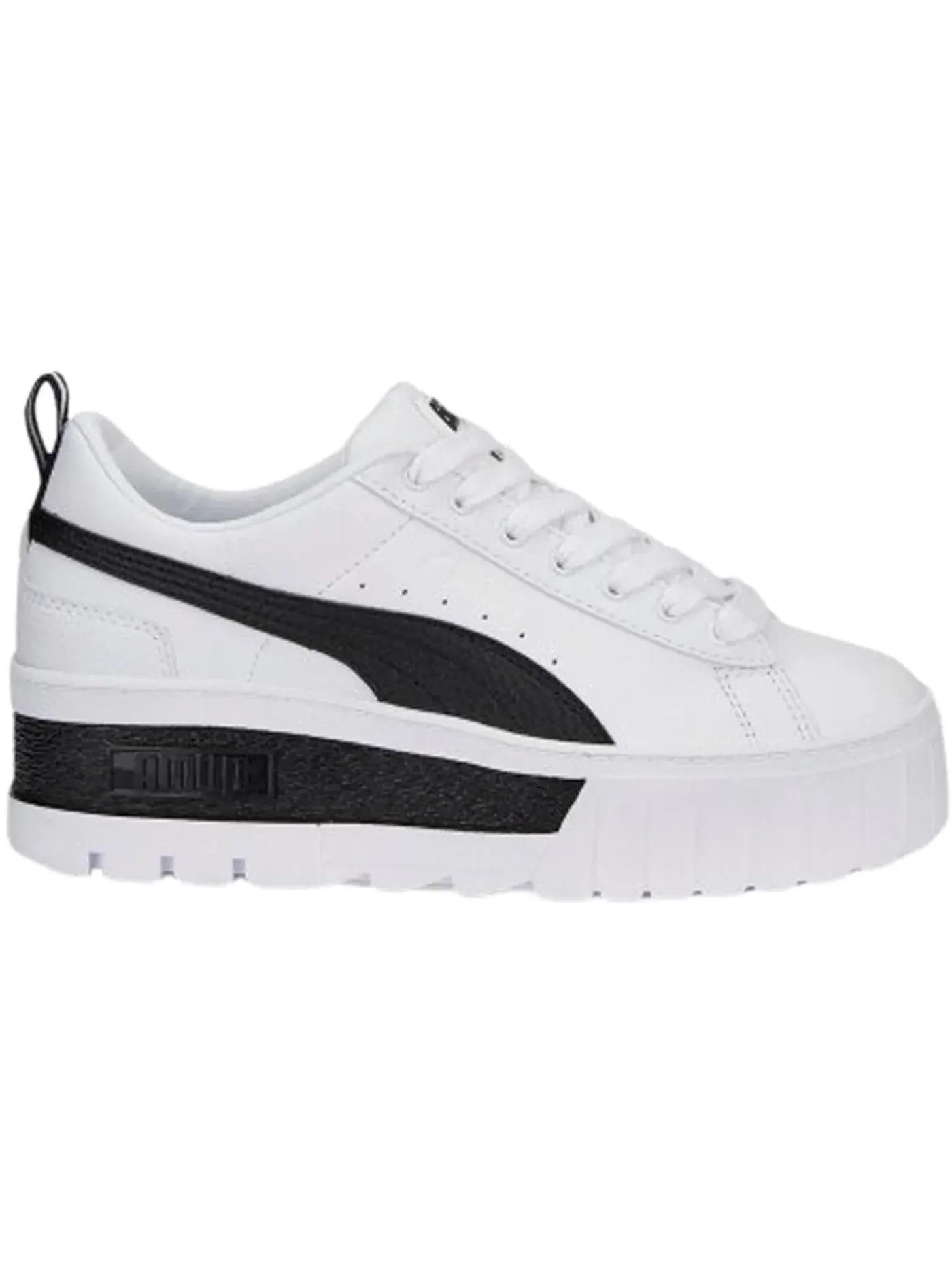 Женские кроссовки Lifestyle Puma Mayze Wedge — изображение 1 из 1, белый/черный