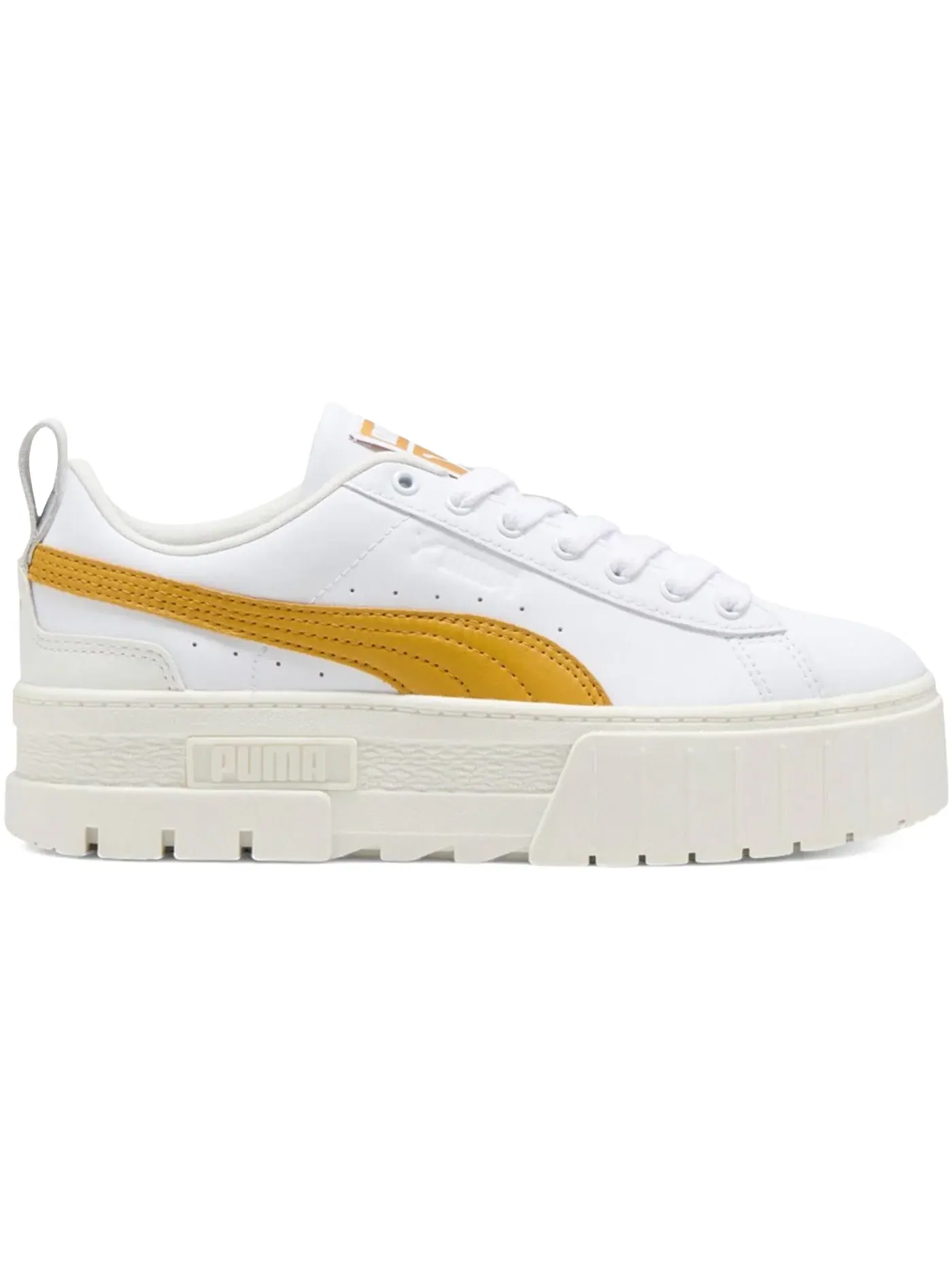 Женские кроссовки lifestyle Puma Mayze Puma White Archive Gold — изображение 1 из 1