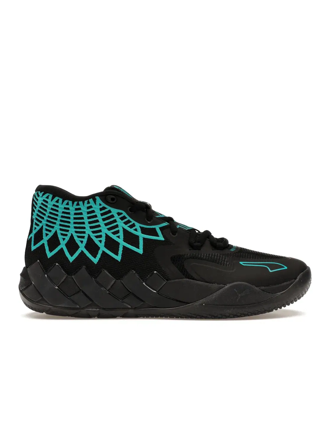 Мужские баскетбольные кроссовки с принтом Puma LaMelo Ball MB.01 Buzz City Puma Black/Blue Atoll — изображение 1 из 4