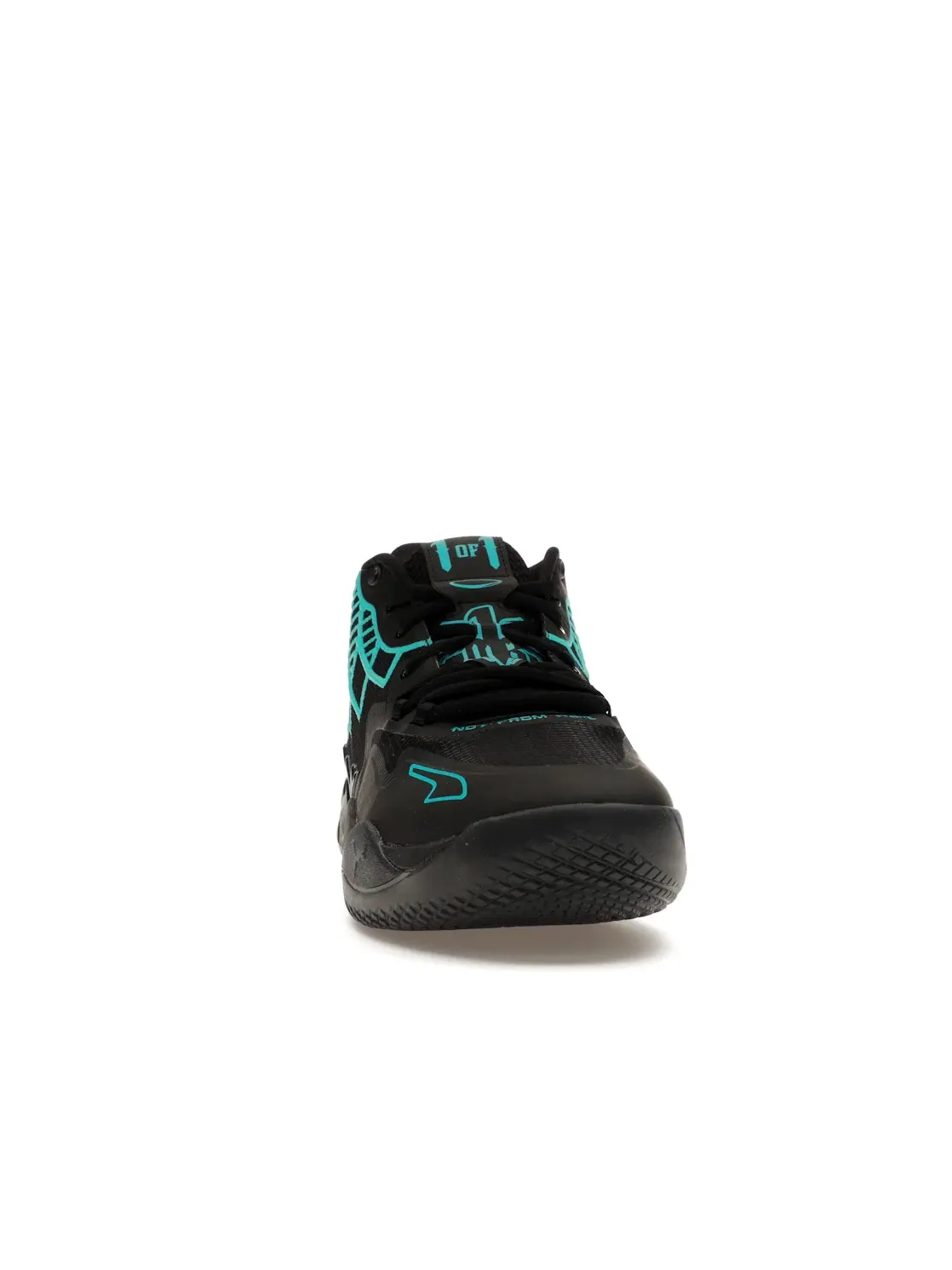 Мужские баскетбольные кроссовки с принтом Puma LaMelo Ball MB.01 Buzz City Puma Black/Blue Atoll — изображение 2 из 4