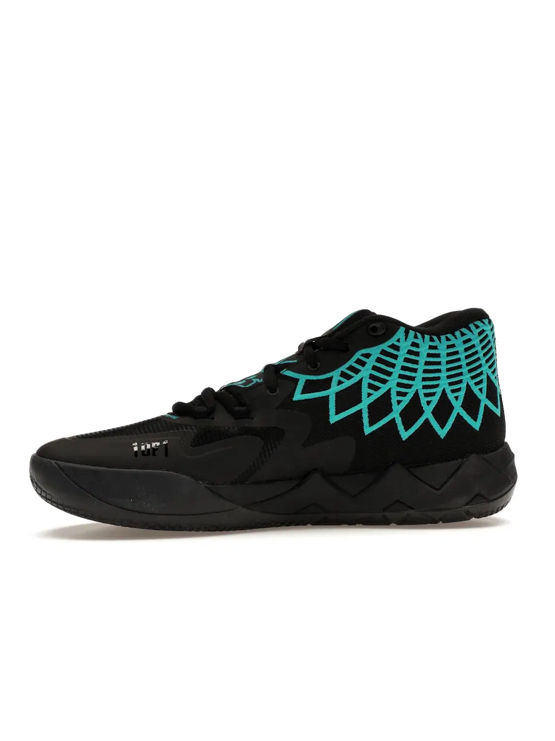 Мужские баскетбольные кроссовки с принтом Puma LaMelo Ball MB.01 Buzz City Puma Black/Blue Atoll — изображение 3 из 4
