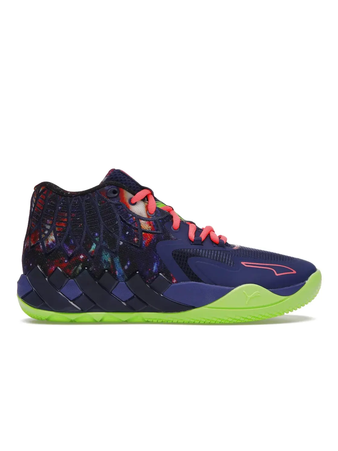 Мужские кроссовки с принтом Puma LaMelo Ball MB.01 — изображение 1 из 4, синий/зеленый