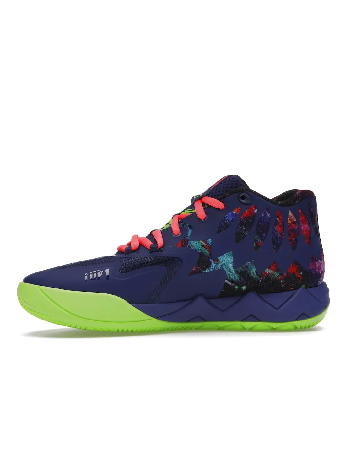 Мужские кроссовки с принтом Puma LaMelo Ball MB.01 — изображение 3 из 4, синий/зеленый