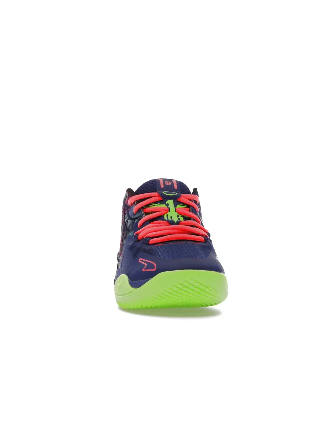 Детские кроссовки для мальчиков с принтом Puma LaMelo Ball MB.01 — изображение 2 из 4, синий зеленый