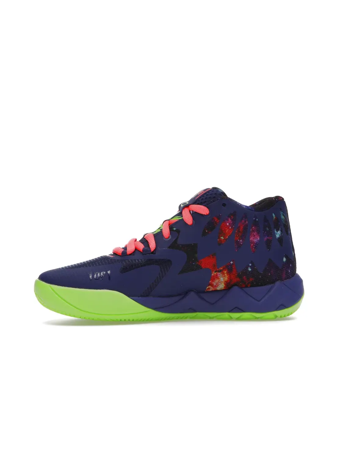 Детские кроссовки для мальчиков с принтом Puma LaMelo Ball MB.01 — изображение 3 из 4, синий зеленый