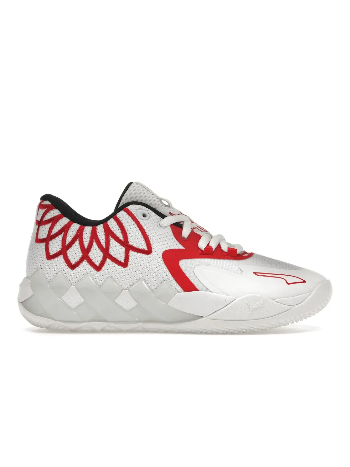 Детские кроссовки Puma LaMelo Ball MB.01 Lo Puma White/High Risk Red — изображение 1 из 4