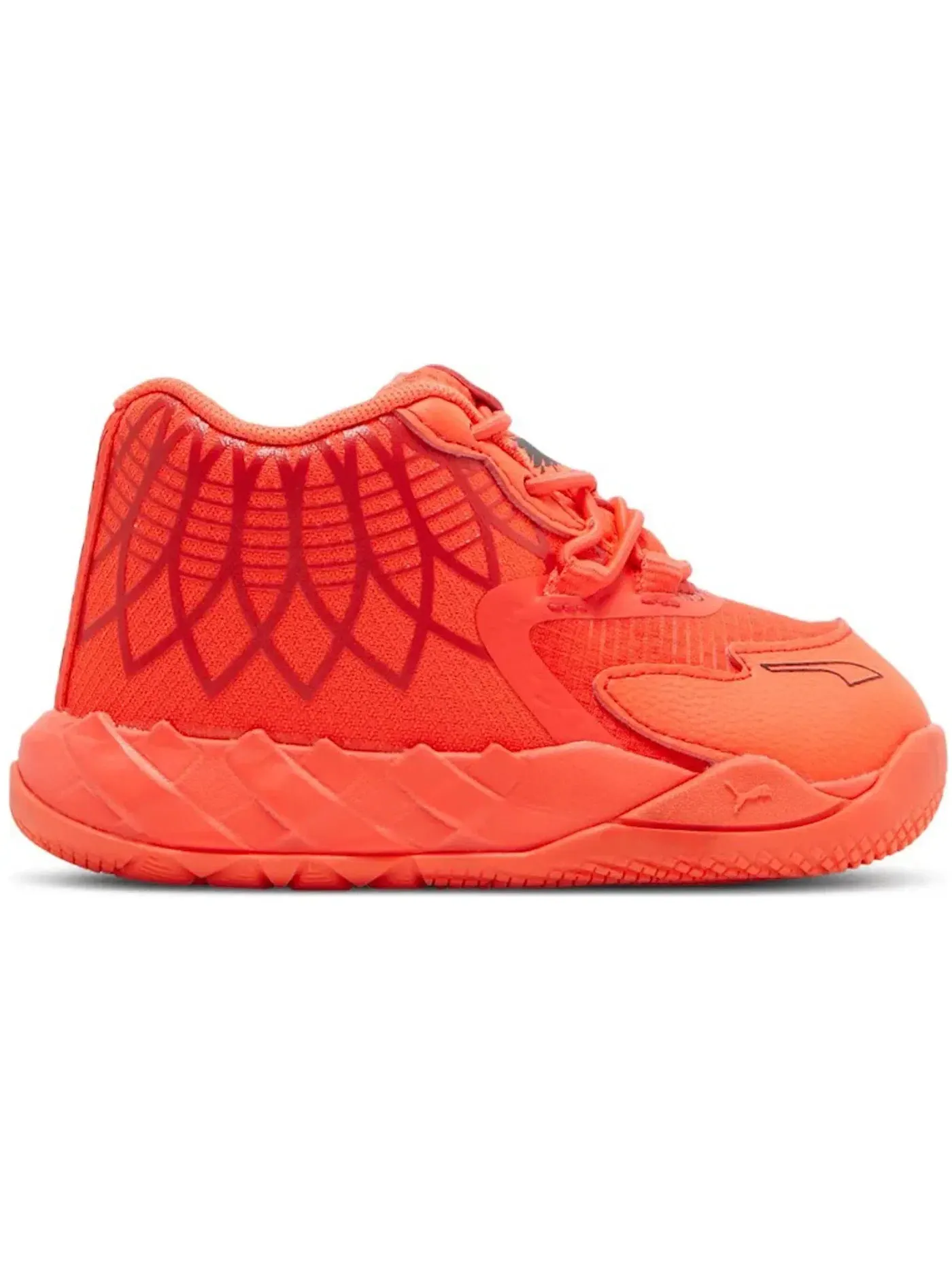 Детские баскетбольные кроссовки с высоким верхом Puma LaMelo Ball MB.01 — изображение 1 из 1, красный красный