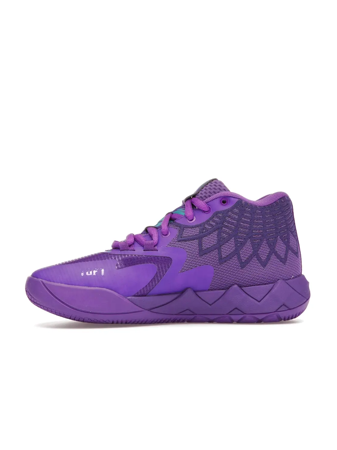 Детские кроссовки для мальчиков с принтом Puma MB1 Puma — изображение 3 из 4, фиолетовый/синий