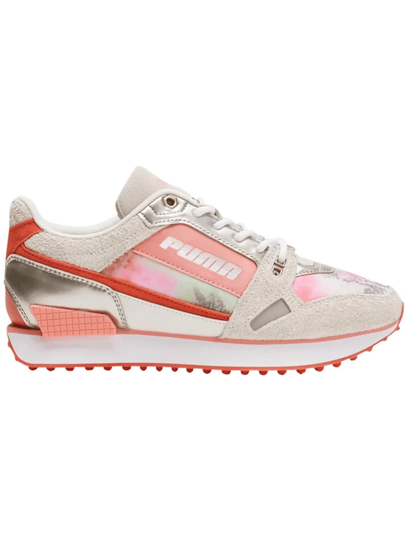 Женские кроссовки Puma Mile Rider — изображение 1 из 1, розовый/серый