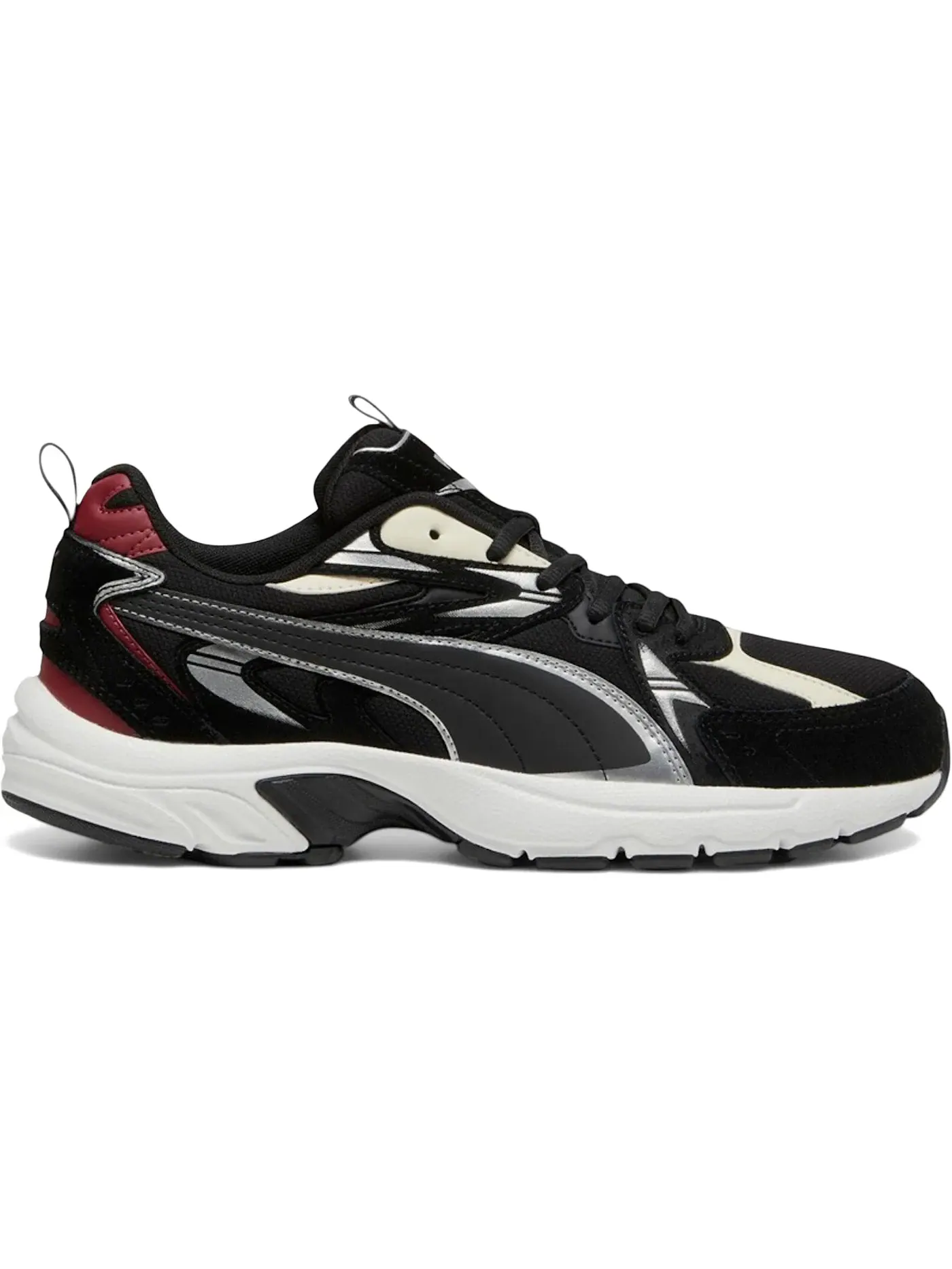 Мужские кроссовки Lifestyle Puma Milenio Tech Puma Puma Black/Intense Red/Alpine Snow — изображение 1 из 1