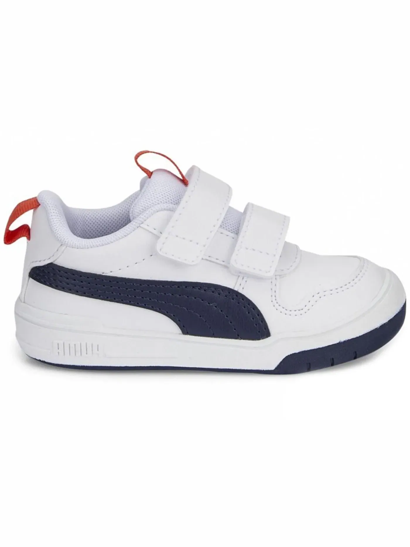 Детские кроссовки Lifestyle Puma Multiflex SL V White Peacoat Red — изображение 1 из 1, белый//красный