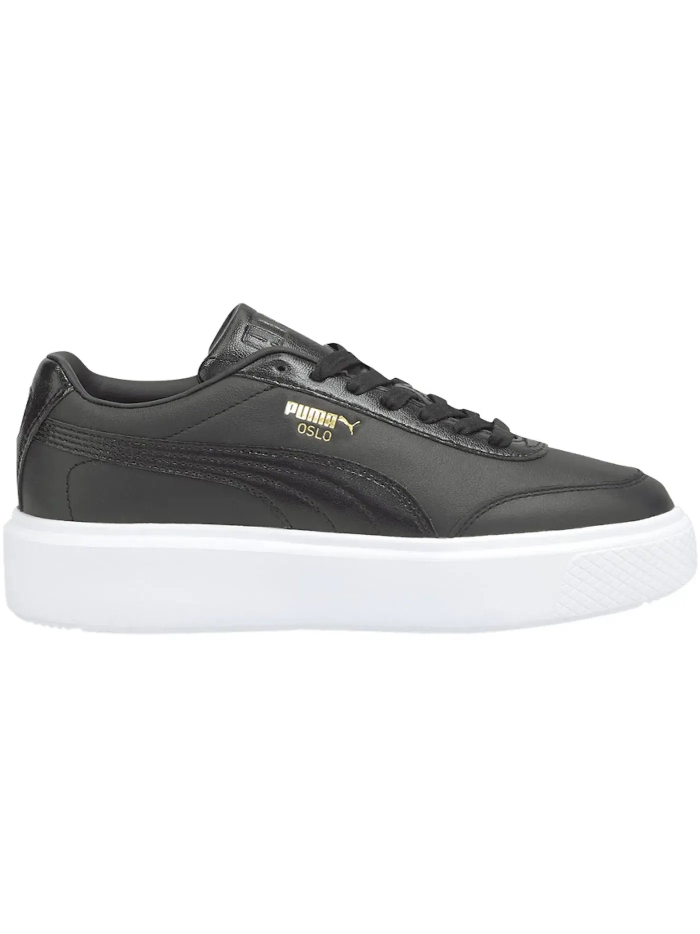 Женские кроссовки Lifestyle Puma Oslo Maja — изображение 1 из 1, черный/золотистый