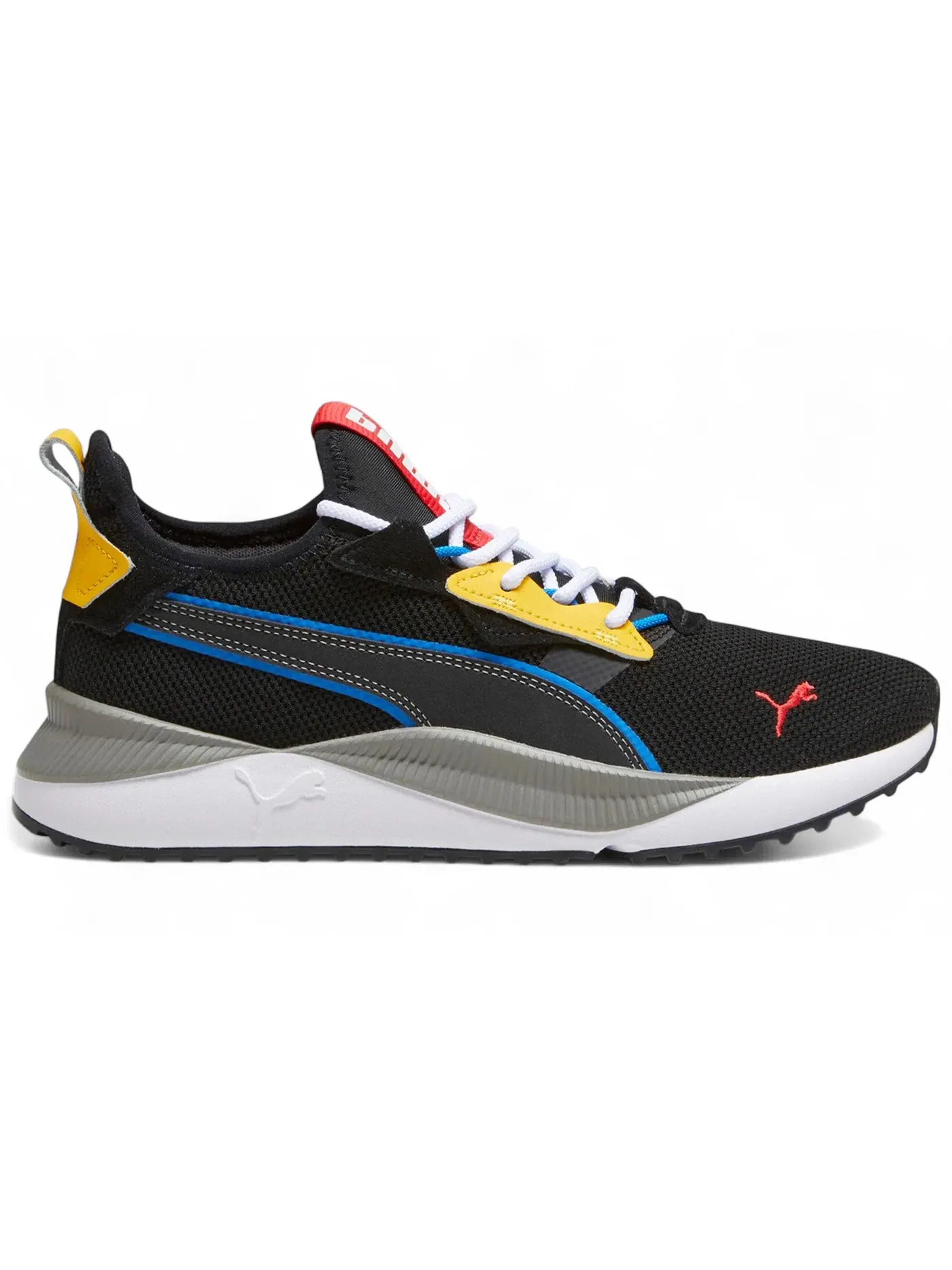 Женские кроссовки повседневные Puma Pacer Future Street WIP Puma — изображение 1 из 1, черный/черный/желтый