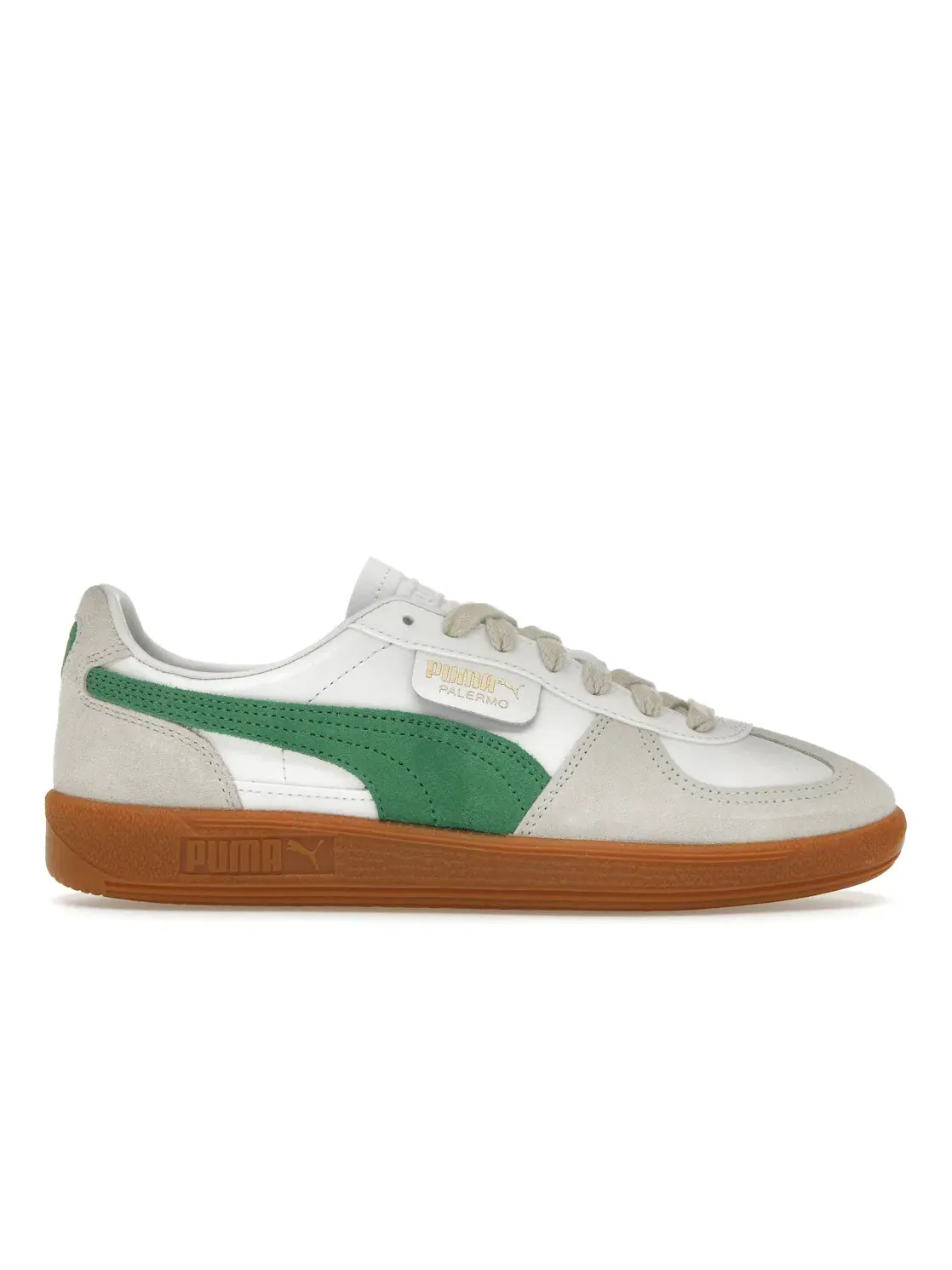 Мужские кроссовки Lifestyle Puma Palermo Puma Puma White/Vapor Gray/Archive Green — изображение 1 из 4