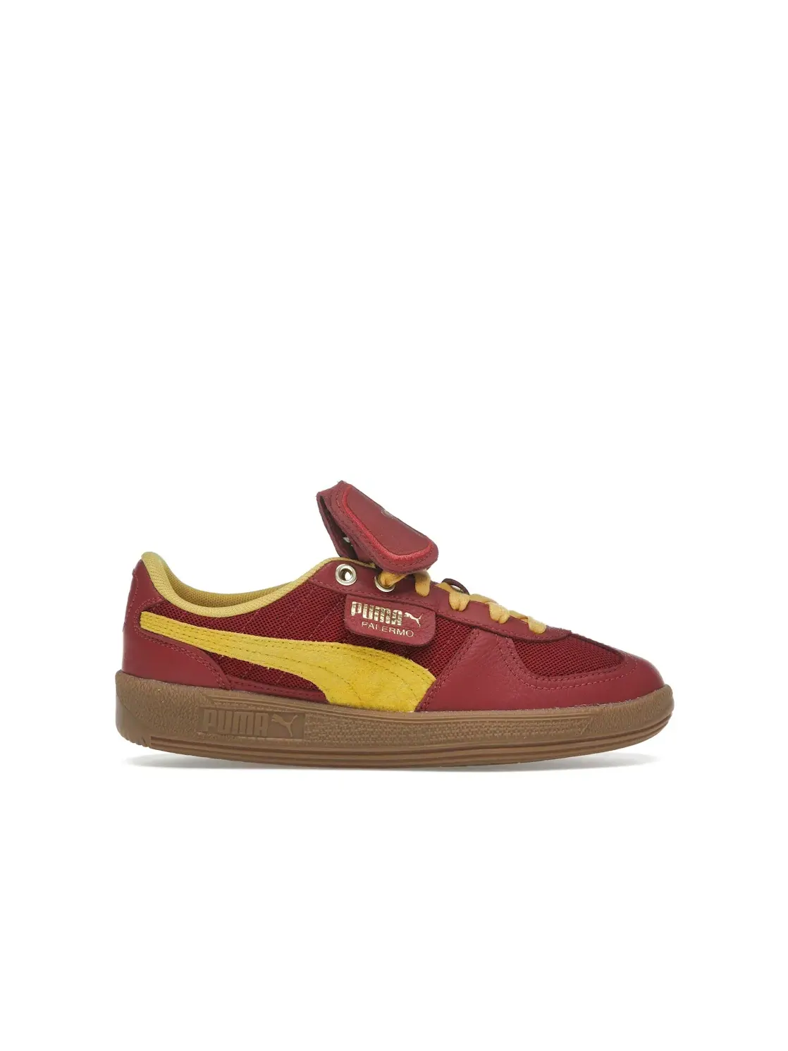 Детские кроссовки Lifestyle с принтом Puma Palermo Puma — изображение 1 из 4, темный желтый