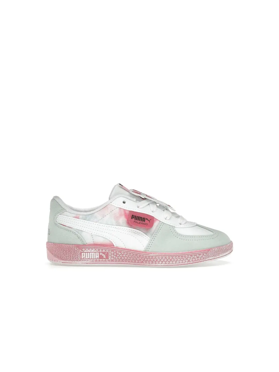 Детские кроссовки с принтом Puma Palermo Puma Puma White/Magic Rose — изображение 1 из 4