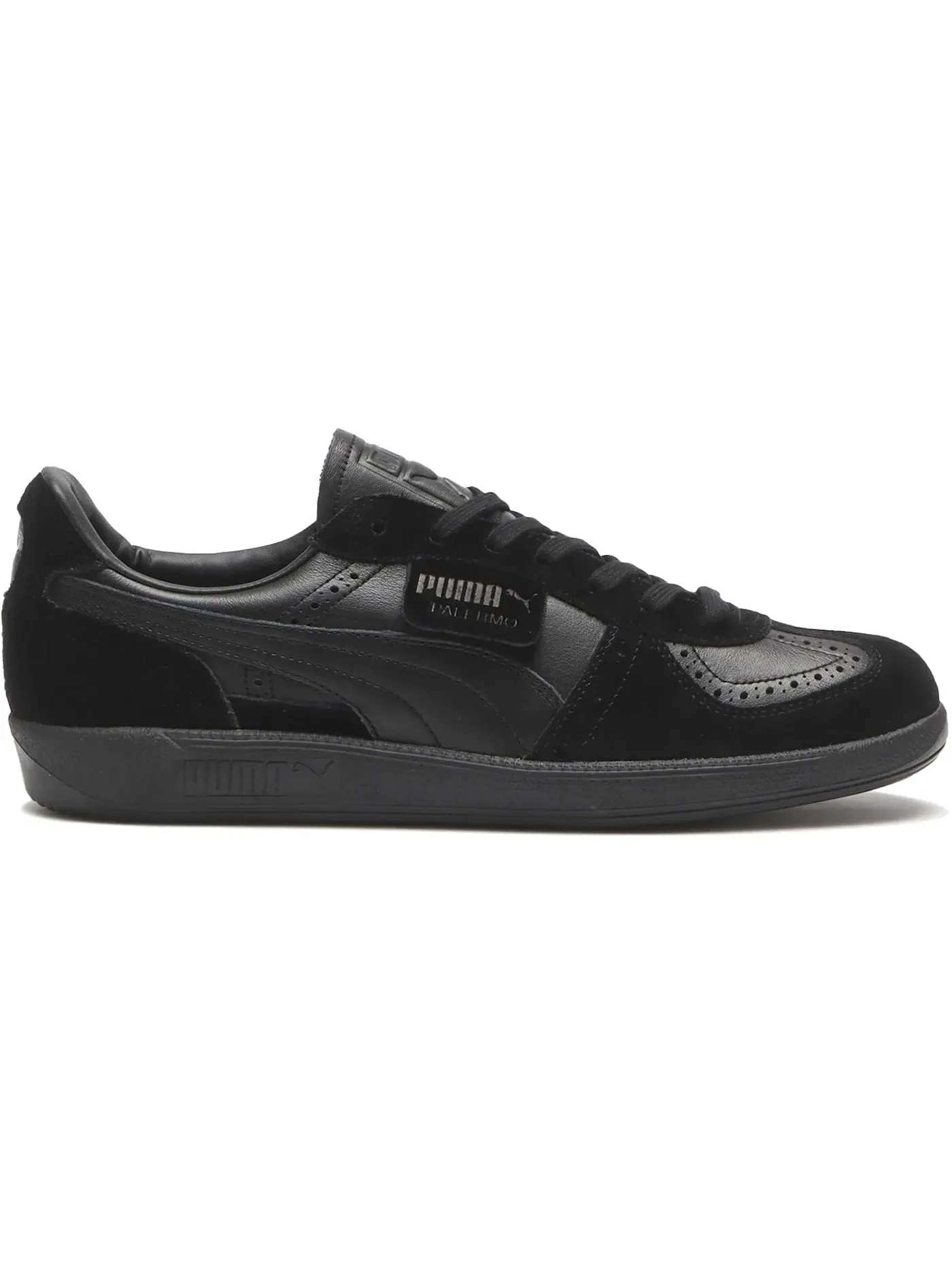 Мужские кроссовки повседневные Puma Palermo Leather Puma Puma Black / Puma Black — изображение 1 из 1