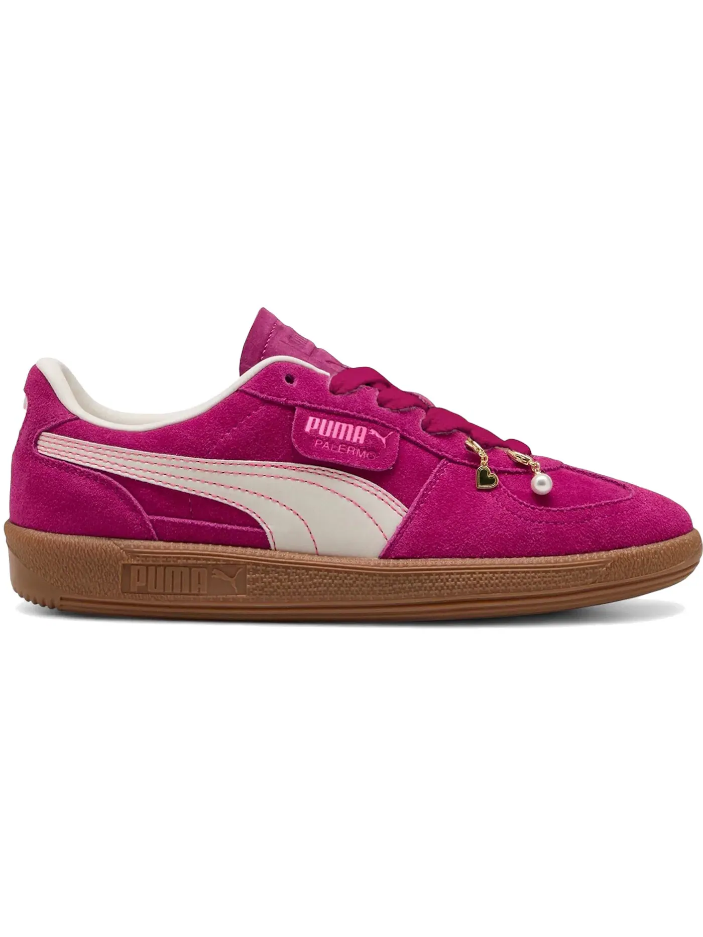 Женские кроссовки Lifestyle Puma Palermo Puma — изображение 1 из 1, розовый белый