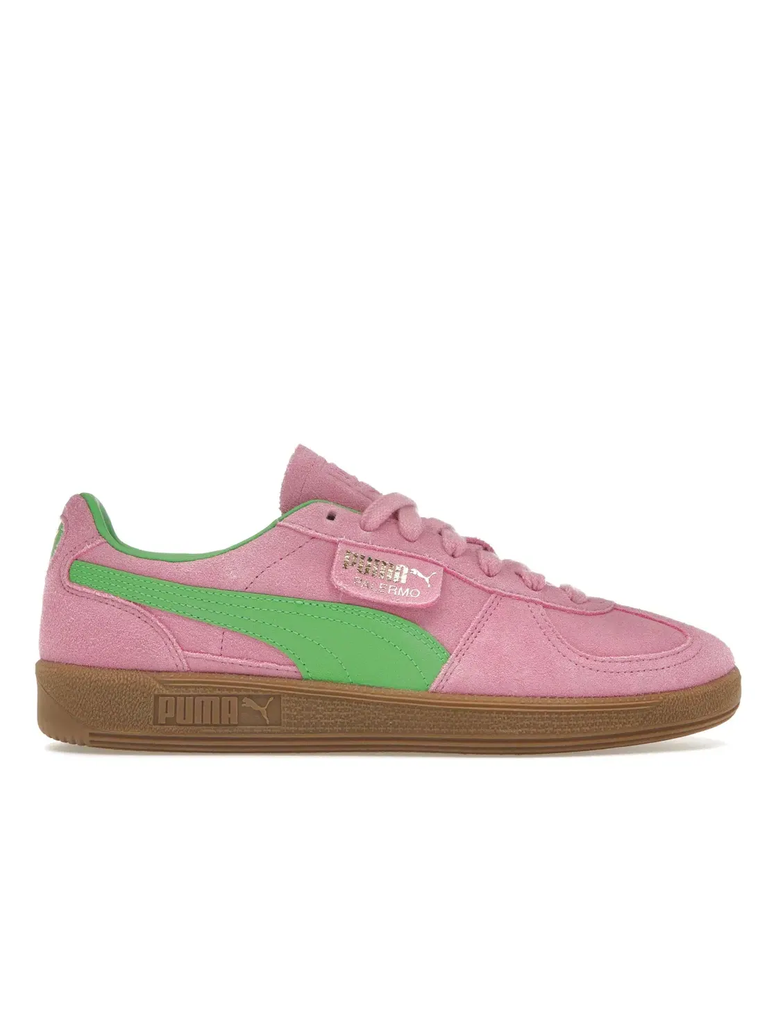 Женские кроссовки Puma Palermo — изображение 1 из 4, розовый/зеленый