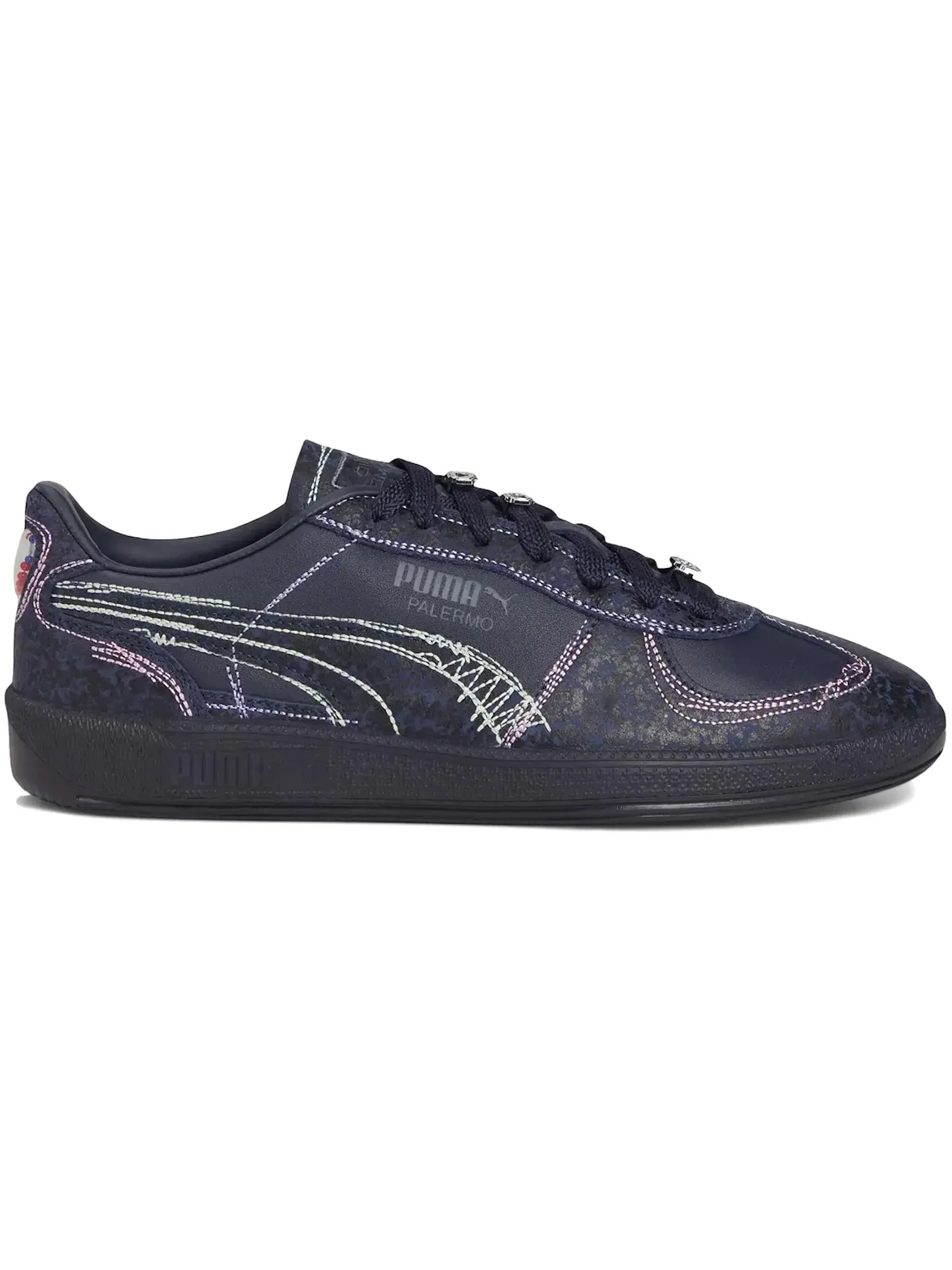 Мужские кроссовки Lifestyle Puma Palermo Puma Puma Navy/Bright Melon — изображение 1 из 1