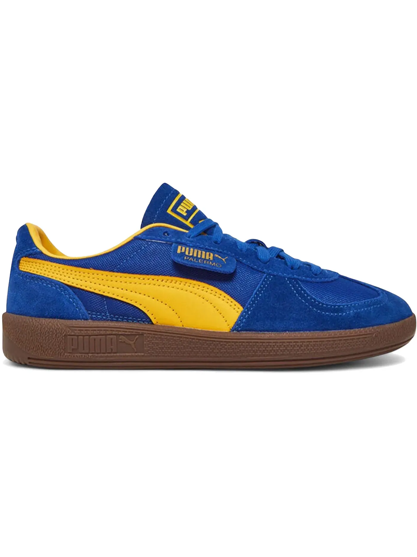 Мужские кроссовки повседневные Puma Palermo Vintage Update Puma — изображение 1 из 1, синий/желтый