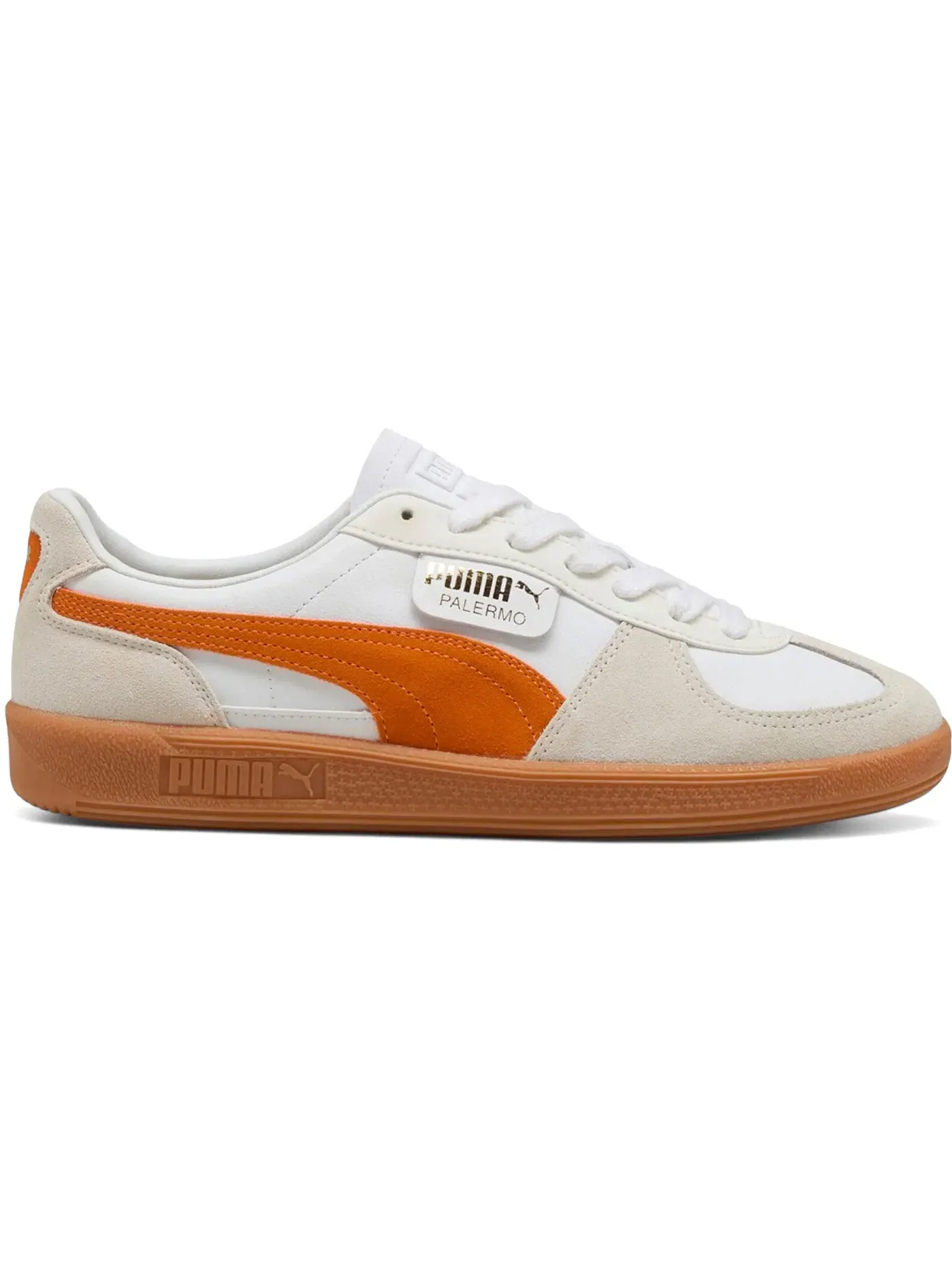 Мужские кроссовки Lifestyle Puma Palermo Puma White/Warm White/Orange Glo — изображение 1 из 1