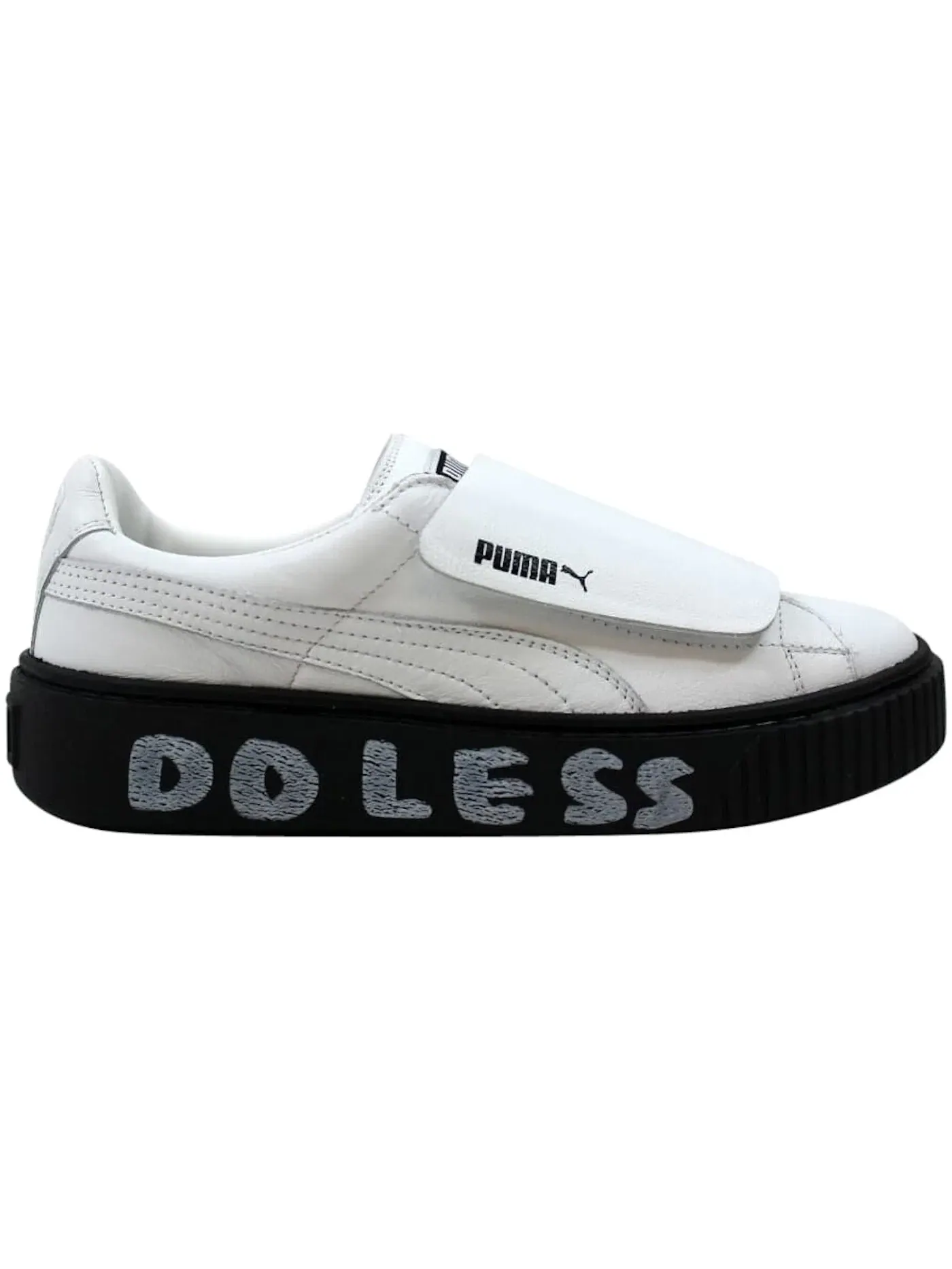 Женские кроссовки для повседневной носки Puma Platfrom Strap SM Puma White/Puma Black — изображение 1 из 1