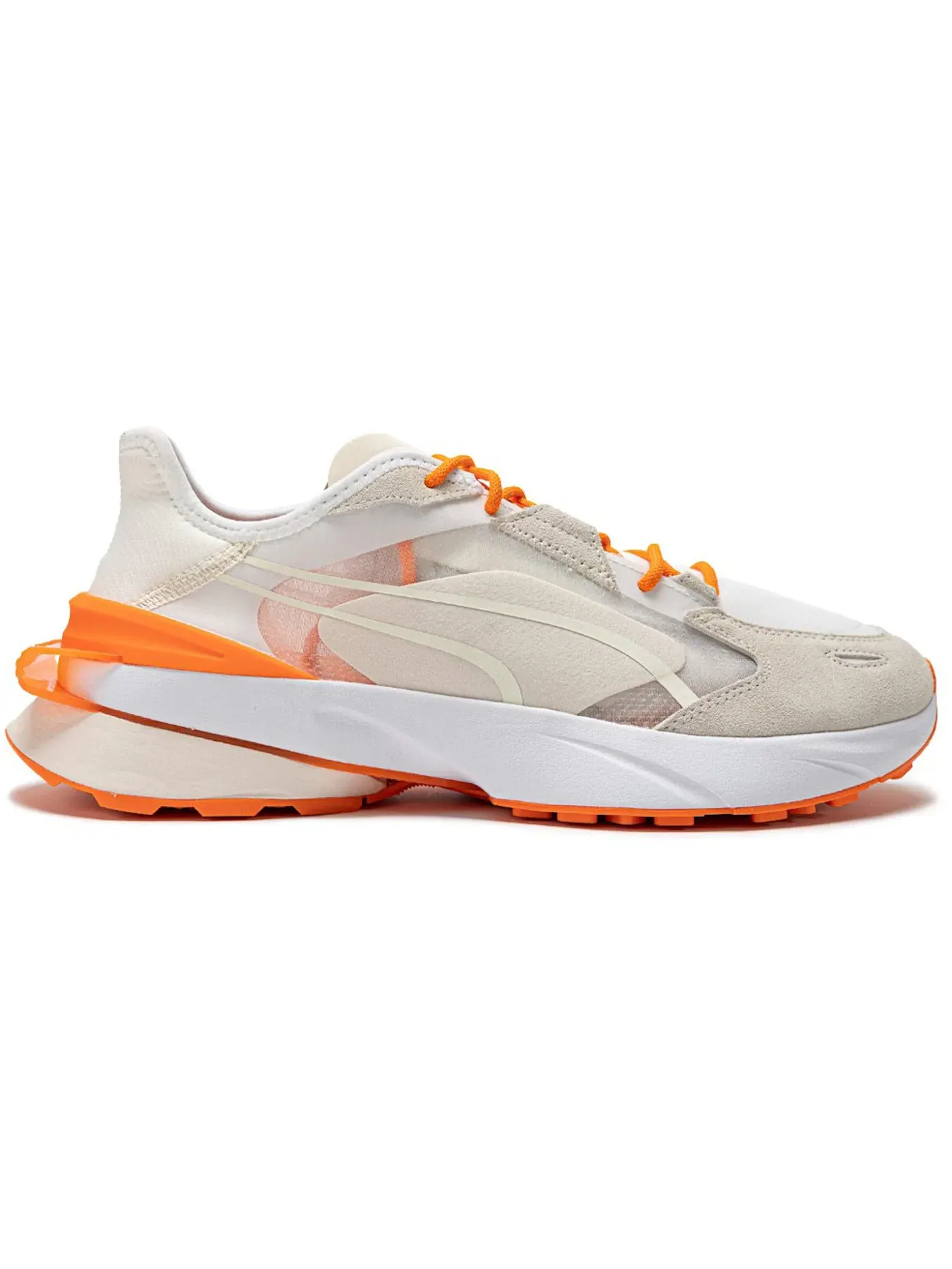Мужские кроссовки Lifestyle Puma PWRFrame OP-1 — изображение 1 из 1, белый/бежевый/оранжевый