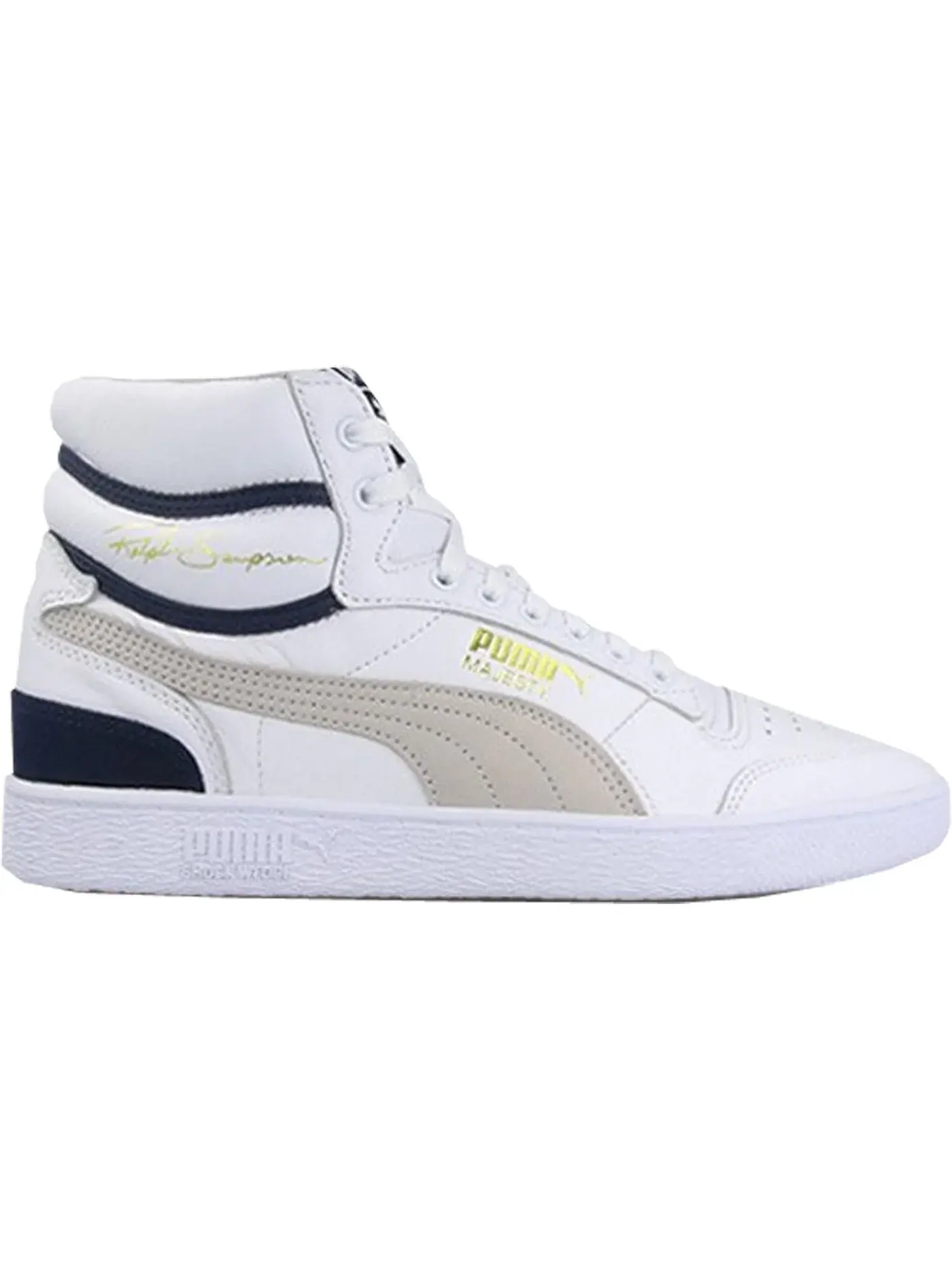 Мужские кроссовки повседневные Puma Ralph Sampson Mid OG Puma White/Gray Violet-Peacoat — изображение 1 из 1