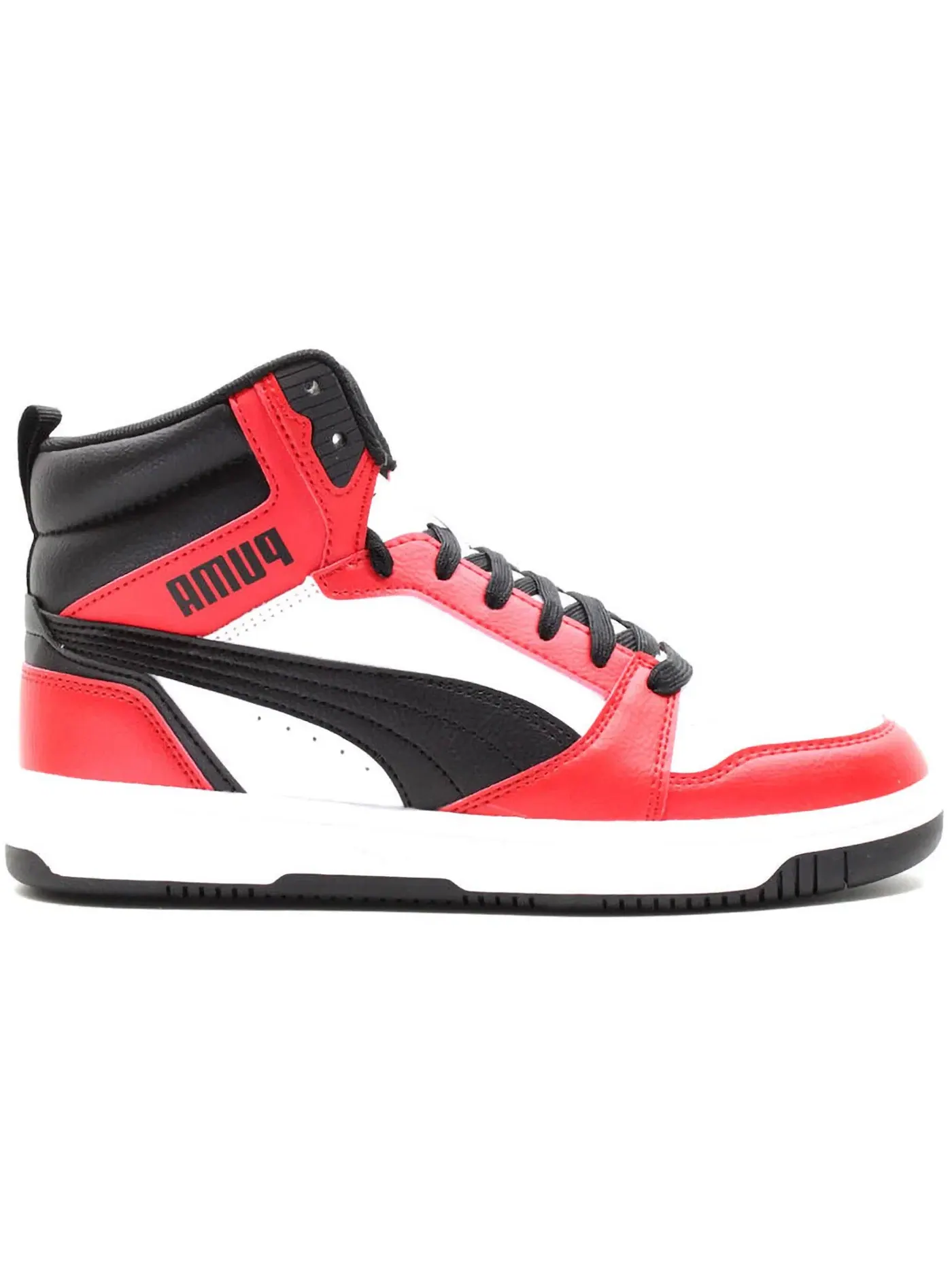 Детские кроссовки Lifestyle Puma Rebound V6 Mid — изображение 1 из 1, красный/черный/белый