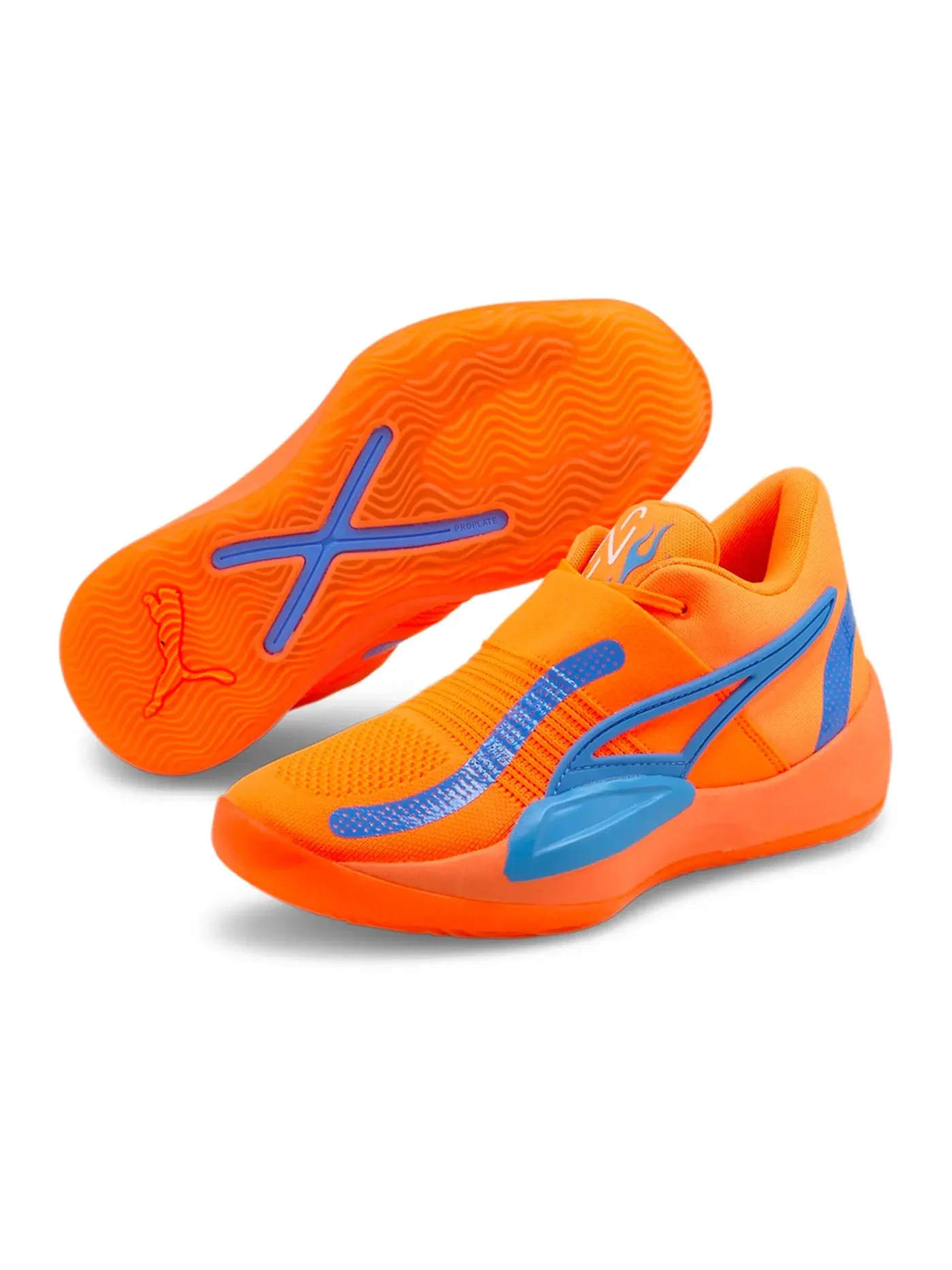 Мужские кроссовки Lifestyle Puma Rise Nitro Neymar Jr Puma — изображение 2 из 3, оранжевый/синий/белый