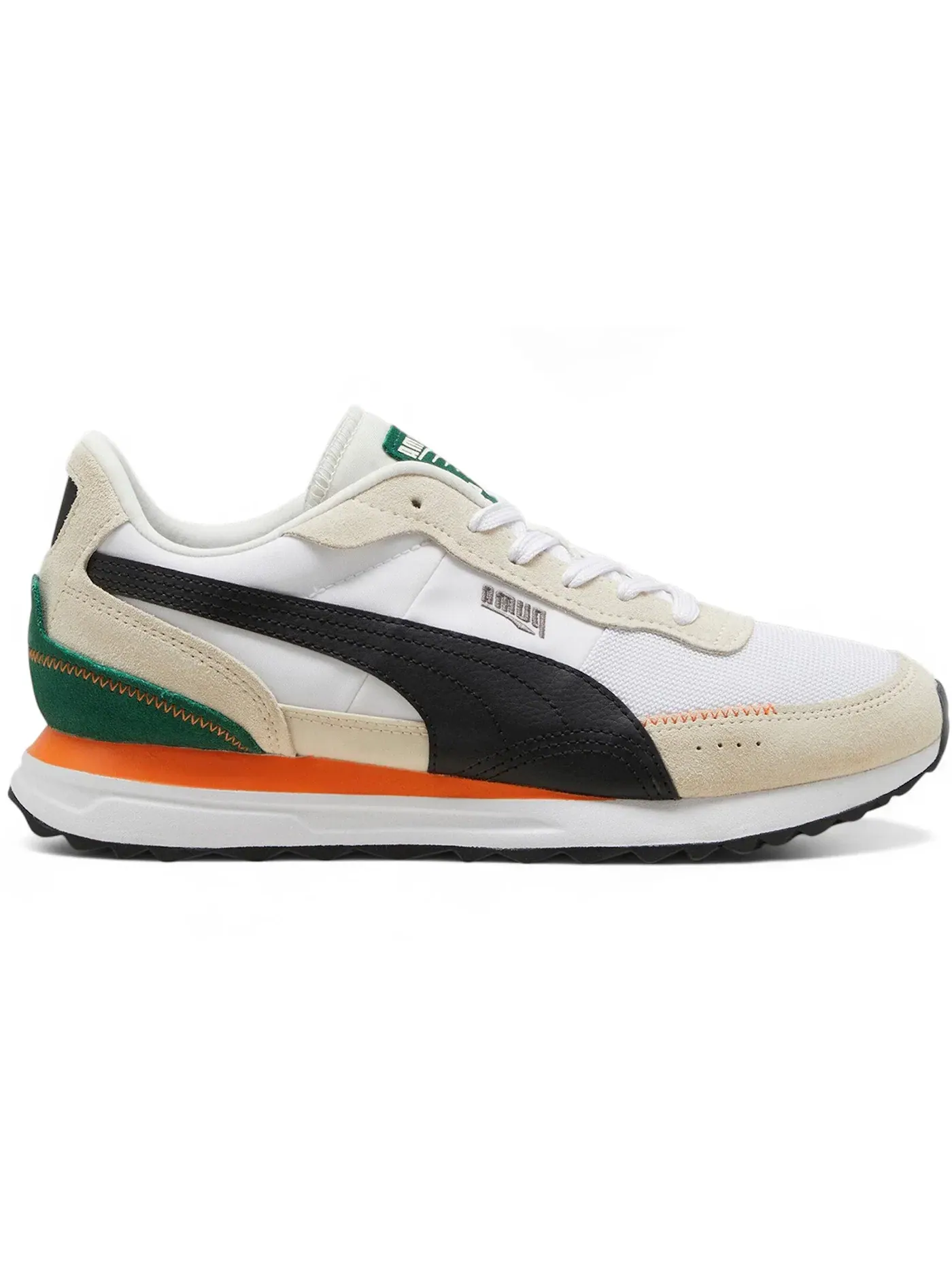 Мужские кроссовки Lifestyle Puma Road Rider SD — изображение 1 из 1, белый/оранжевый/зеленый