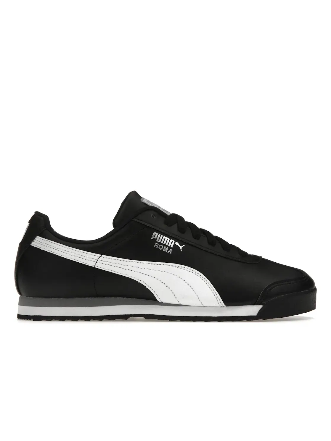 Мужские кроссовки Lifestyle Puma Roma Basic Puma — изображение 1 из 4, черный-белый-серебристый