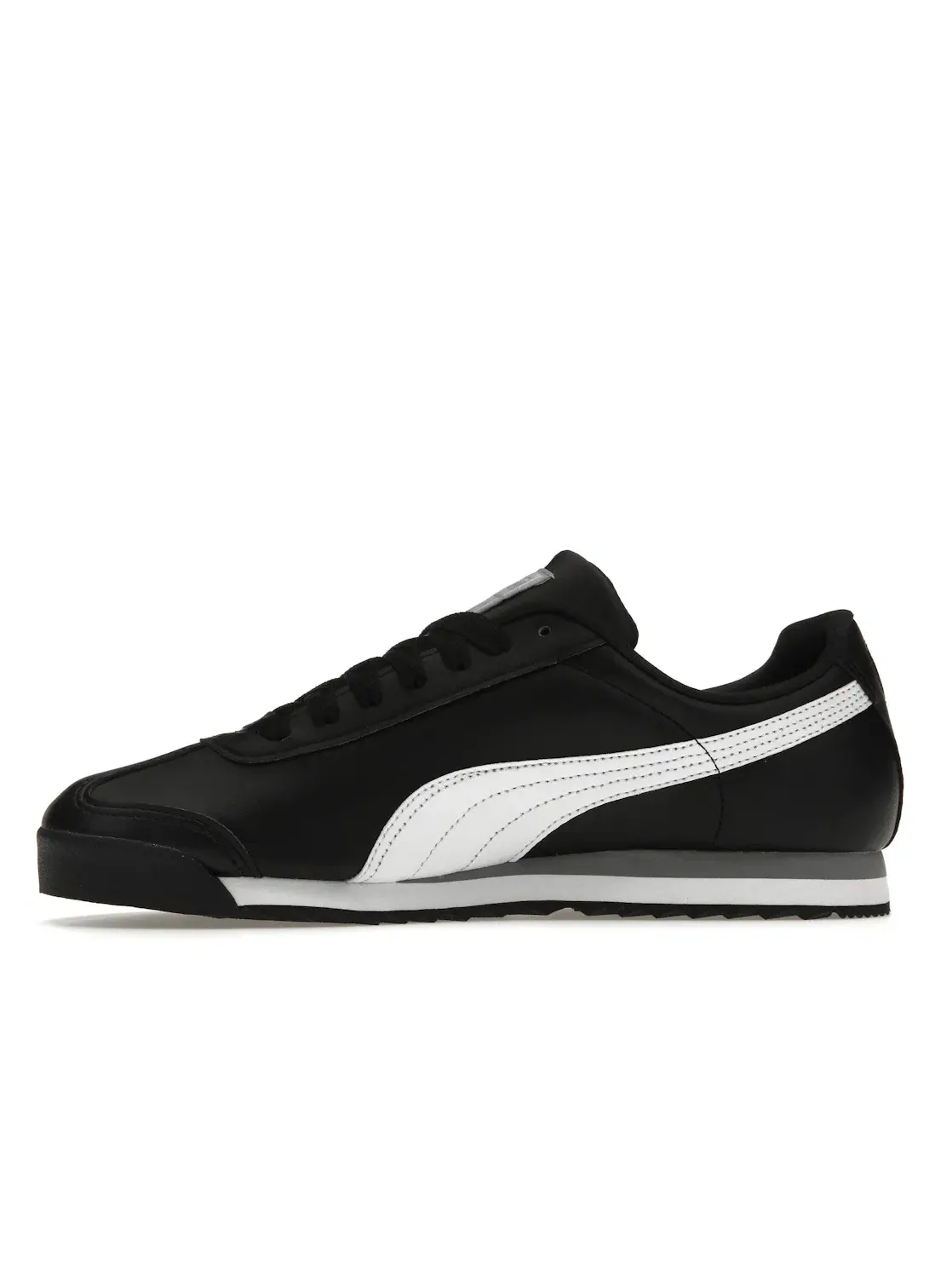 Мужские кроссовки Lifestyle Puma Roma Basic Puma — изображение 3 из 4, черный-белый-серебристый