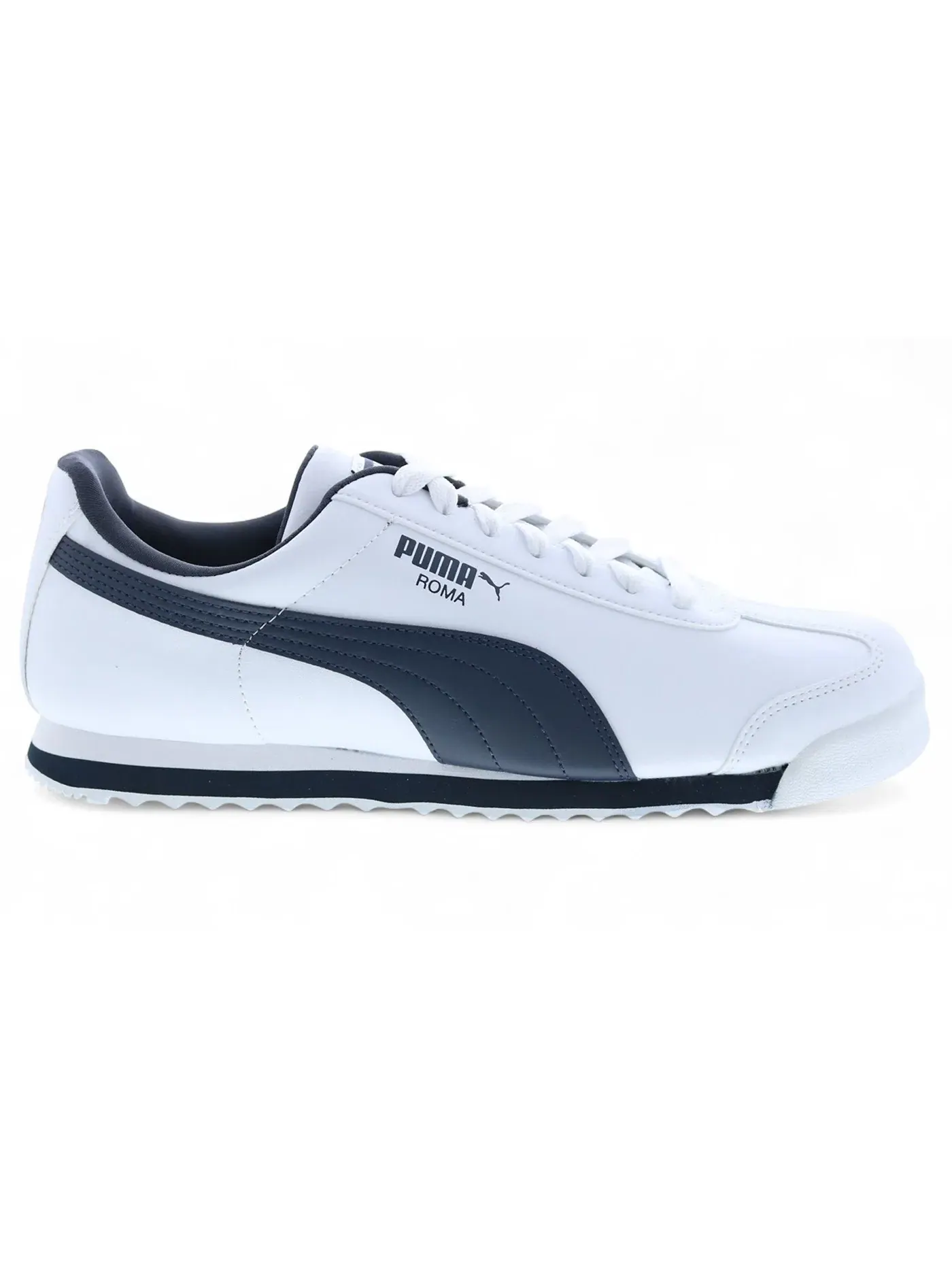 Мужские кроссовки Lifestyle Puma Roma Basic — изображение 1 из 1, белый/темно-синий