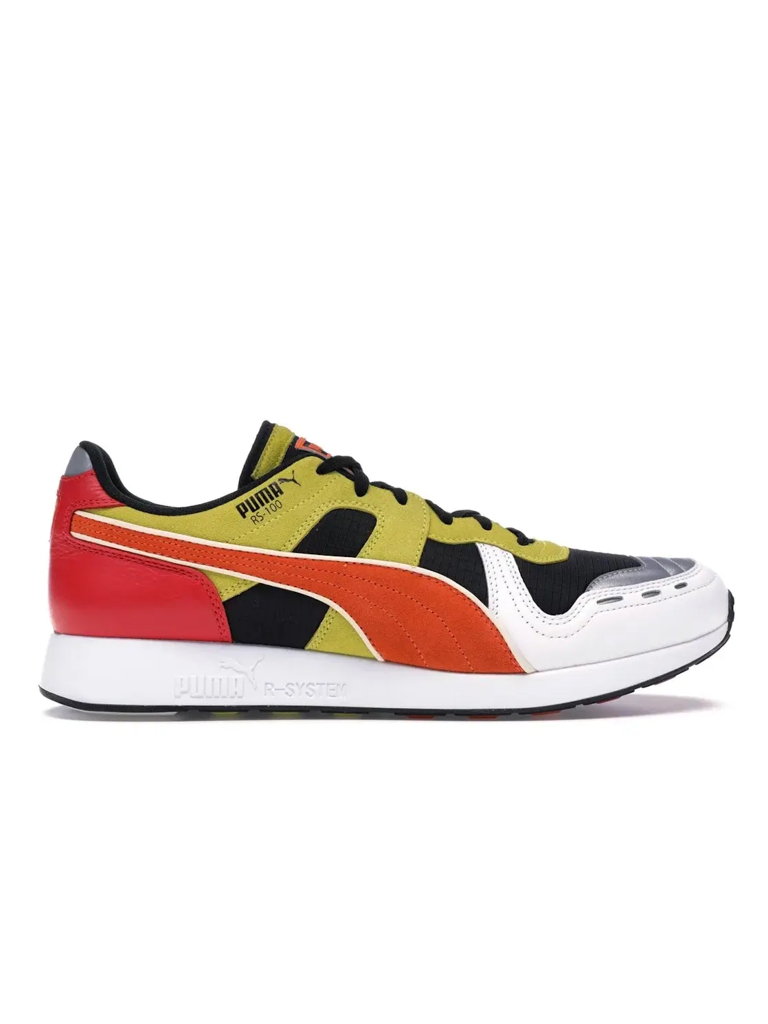 Мужские кроссовки Lifestyle Puma RS-100 Puma Black/Puma White-Vibrant Orange — изображение 1 из 4