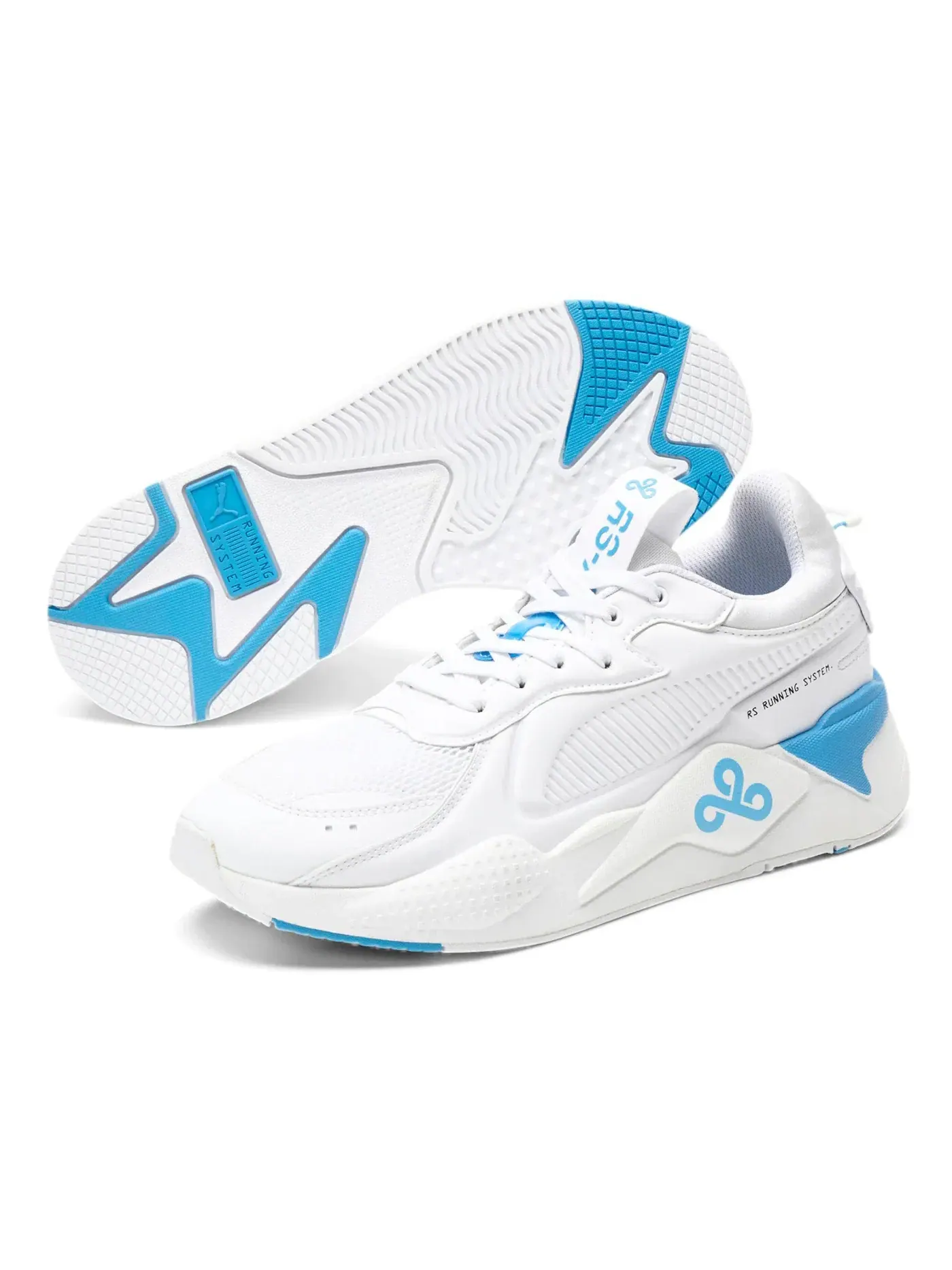 Мужские кроссовки Lifestyle Puma RS-X — изображение 1 из 1, белый/светлый синий