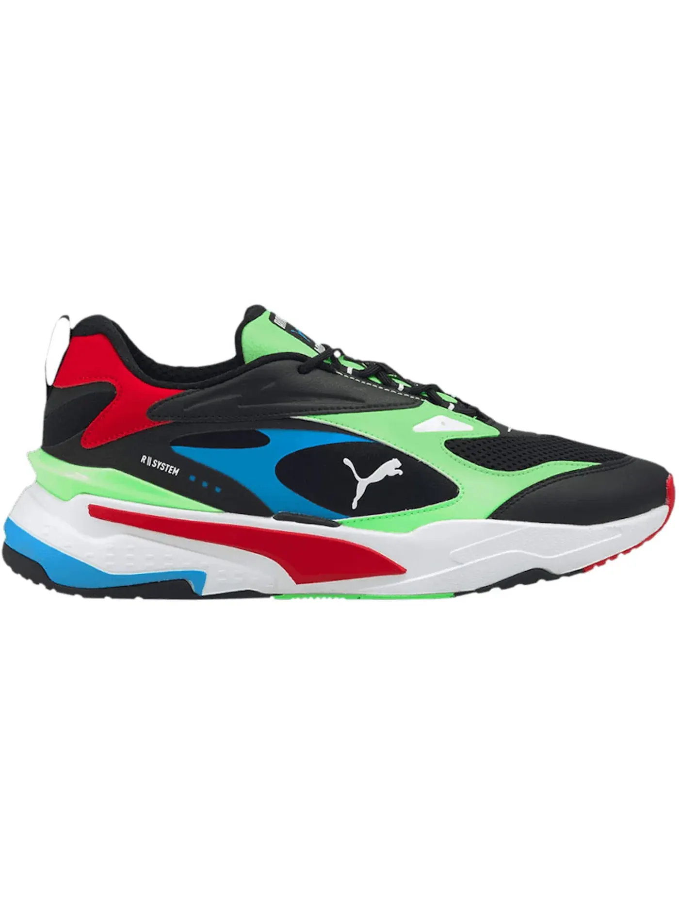 Мужские кроссовки Lifestyle RS-Fast Puma — изображение 1 из 1, черный/зеленый/красный