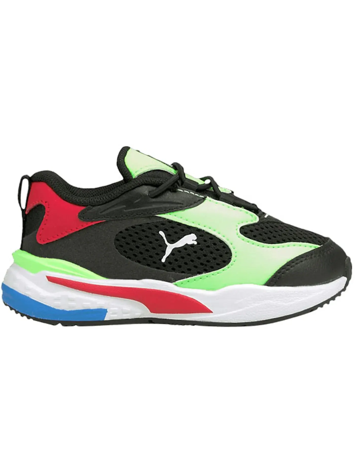 Детские кроссовки с сетчатым верхом Puma RS-Fast — изображение 1 из 1, черный/зеленый/красный