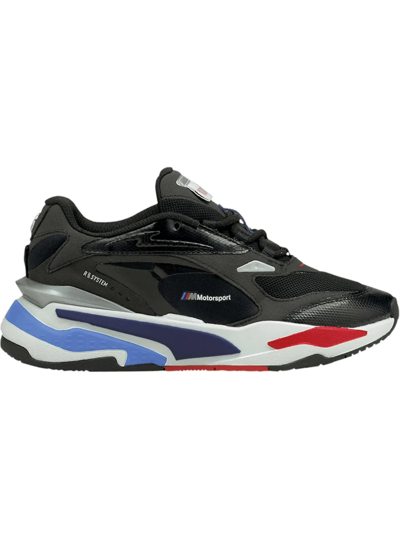 Детские кроссовки Lifestyle с принтом Puma RS-Fast Puma — изображение 1 из 1, черный//красный