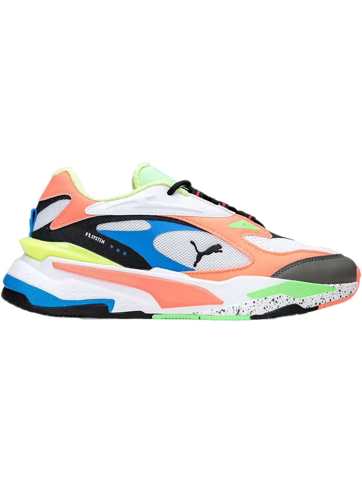 Детские кроссовки с цветочным принтом Puma RS-Fast Puma — изображение 1 из 1, белый//синий