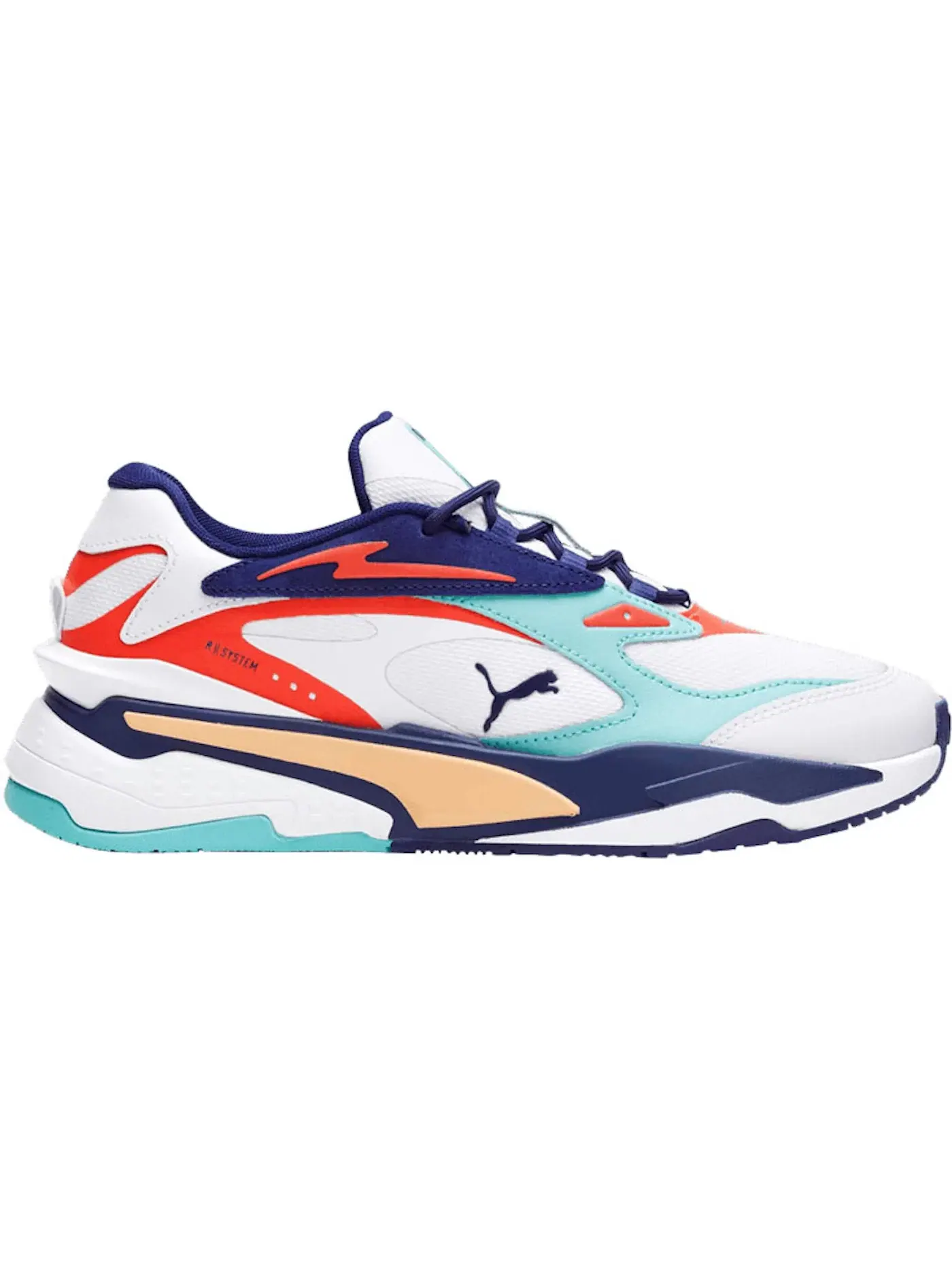 Мужские кроссовки Lifestyle Puma RS-Fast Courtside — изображение 1 из 1, белый/синий/синий