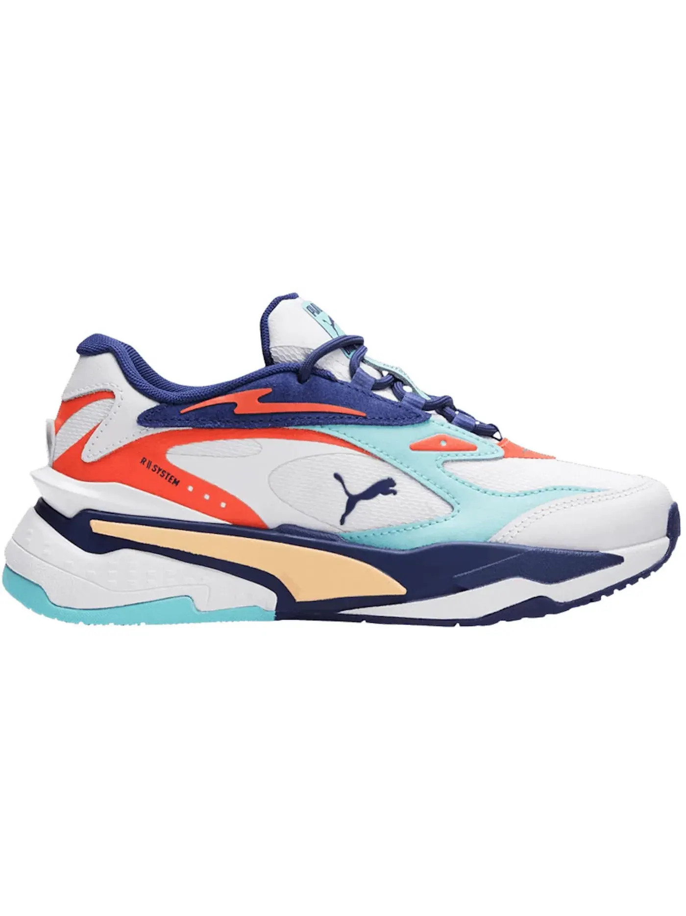 Детские кроссовки Lifestyle RS-Fast Courtside Puma — изображение 1 из 1, белый/синий/синий
