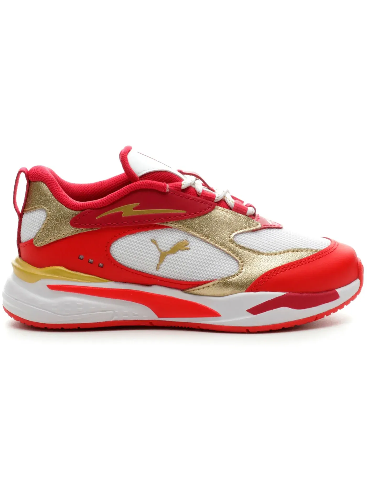 Детские кроссовки Lifestyle с блестками Puma RS-Fast Glitz (PS) Puma — изображение 1 из 1, белый/красный/золотистый