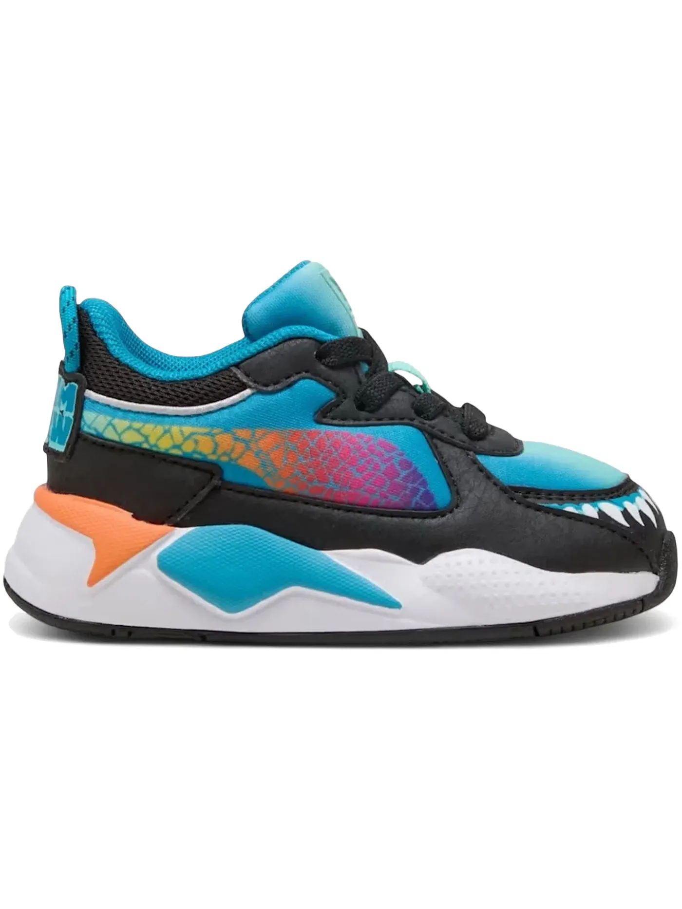 Детские кроссовки lifestyle с принтом Puma RS-X Puma — изображение 1 из 1, синий/оранжевый