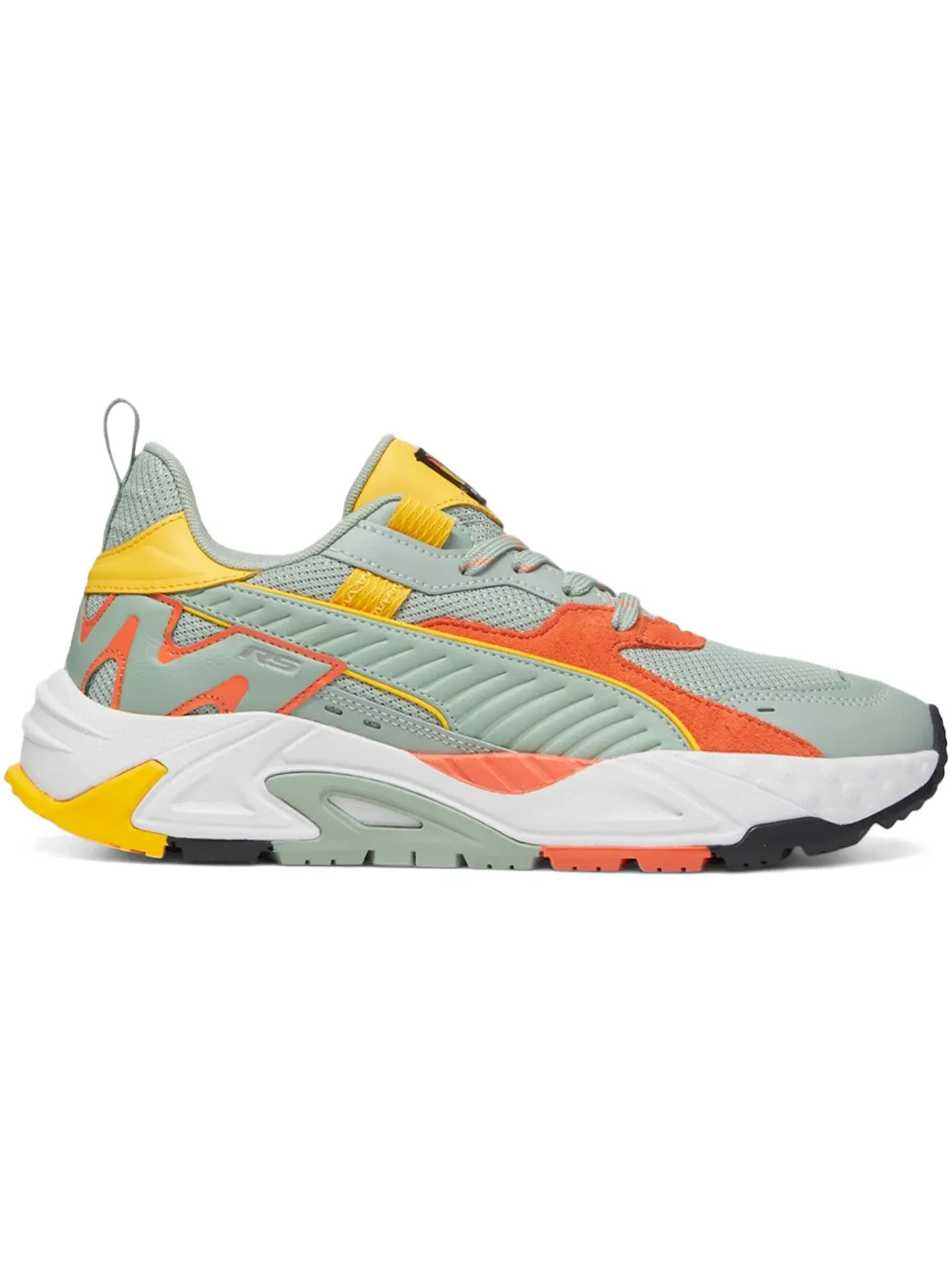 Мужские кроссовки Lifestyle Puma RS-Trck Puma — изображение 1 из 1, зеленый//желтый